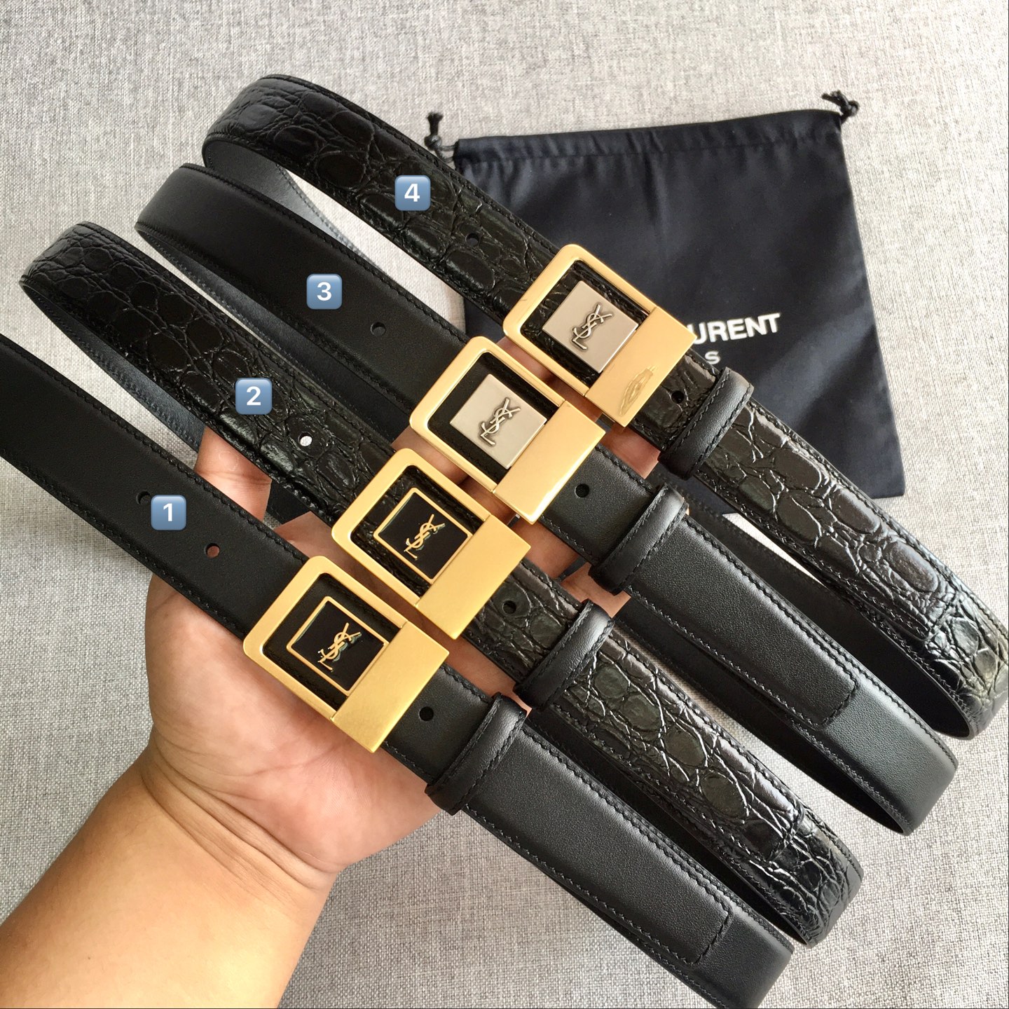 Saint Laurent Female Basic Belt 13514-m