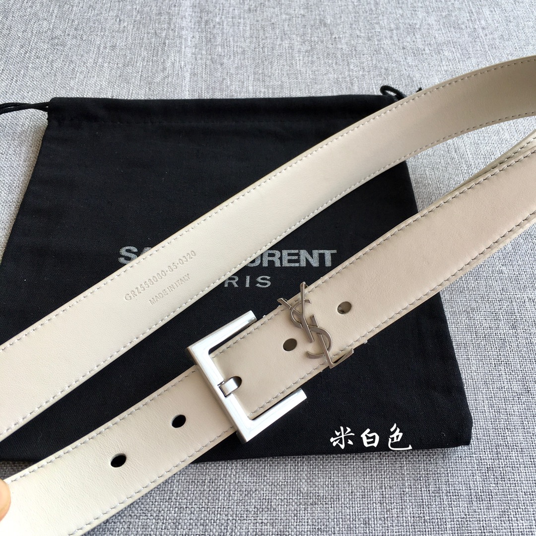 Saint Laurent Female Basic Belt M