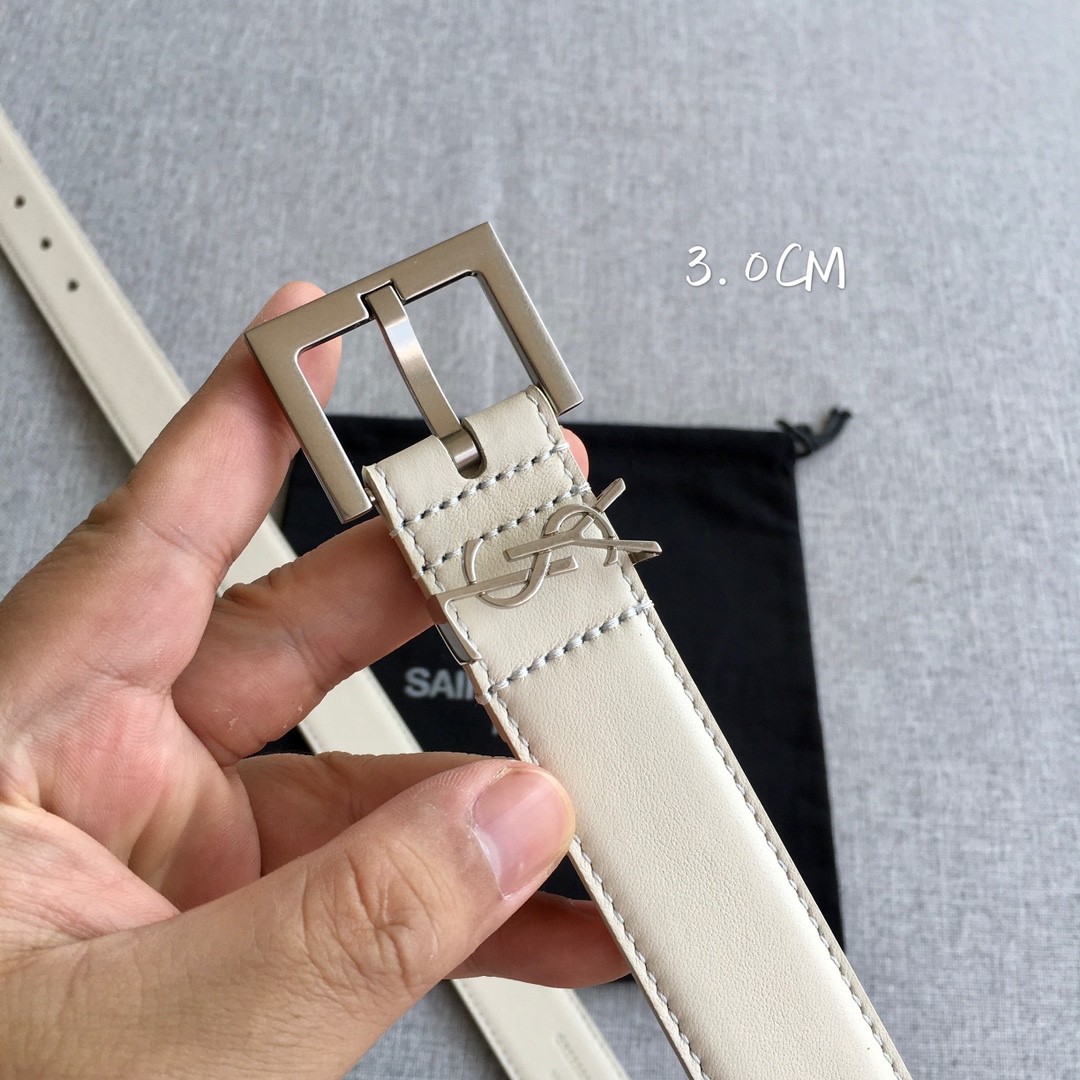 Saint Laurent Female Basic Belt M