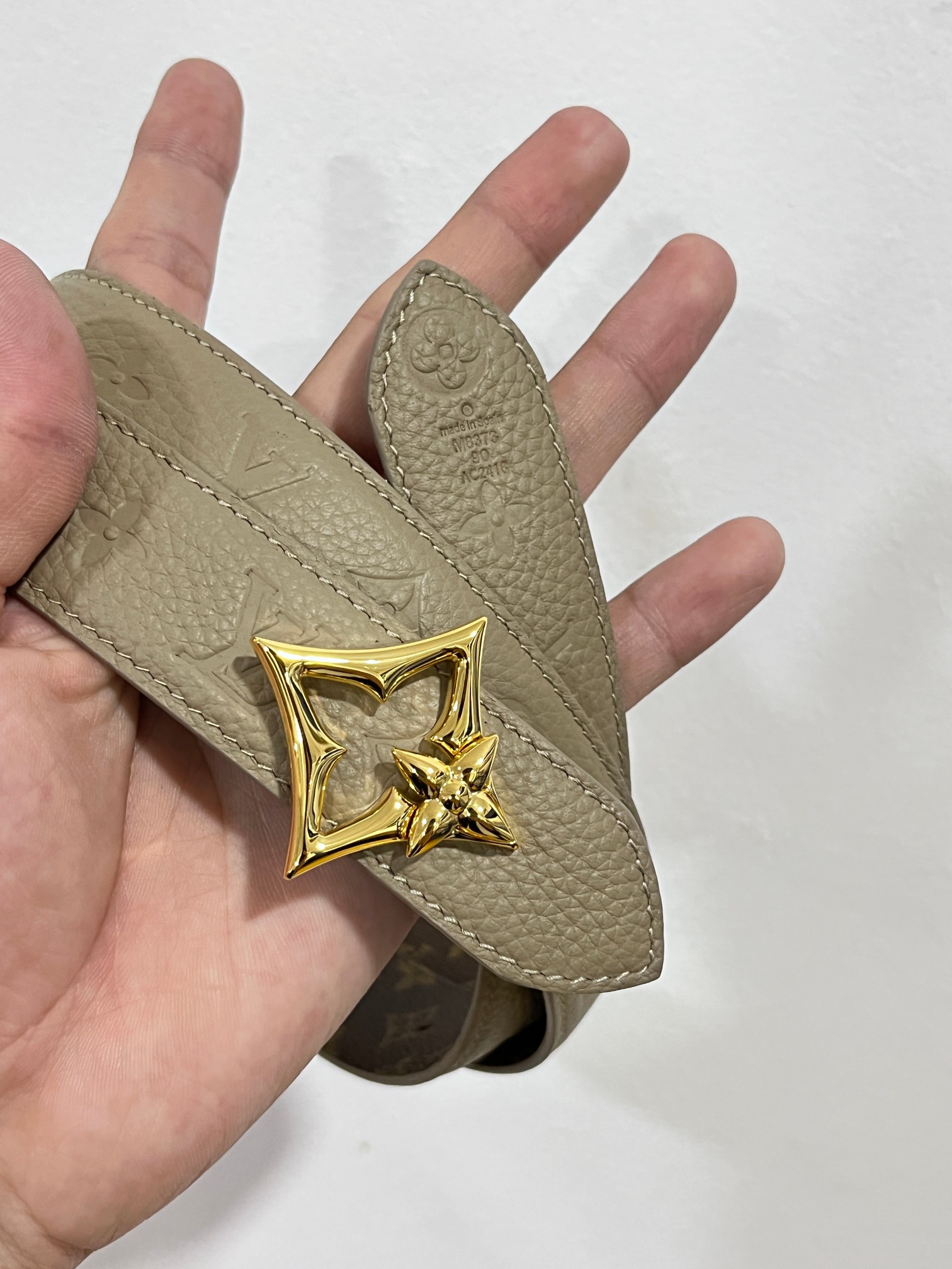 Louis Vuitton Female Basic Belt Canvas 13514-m