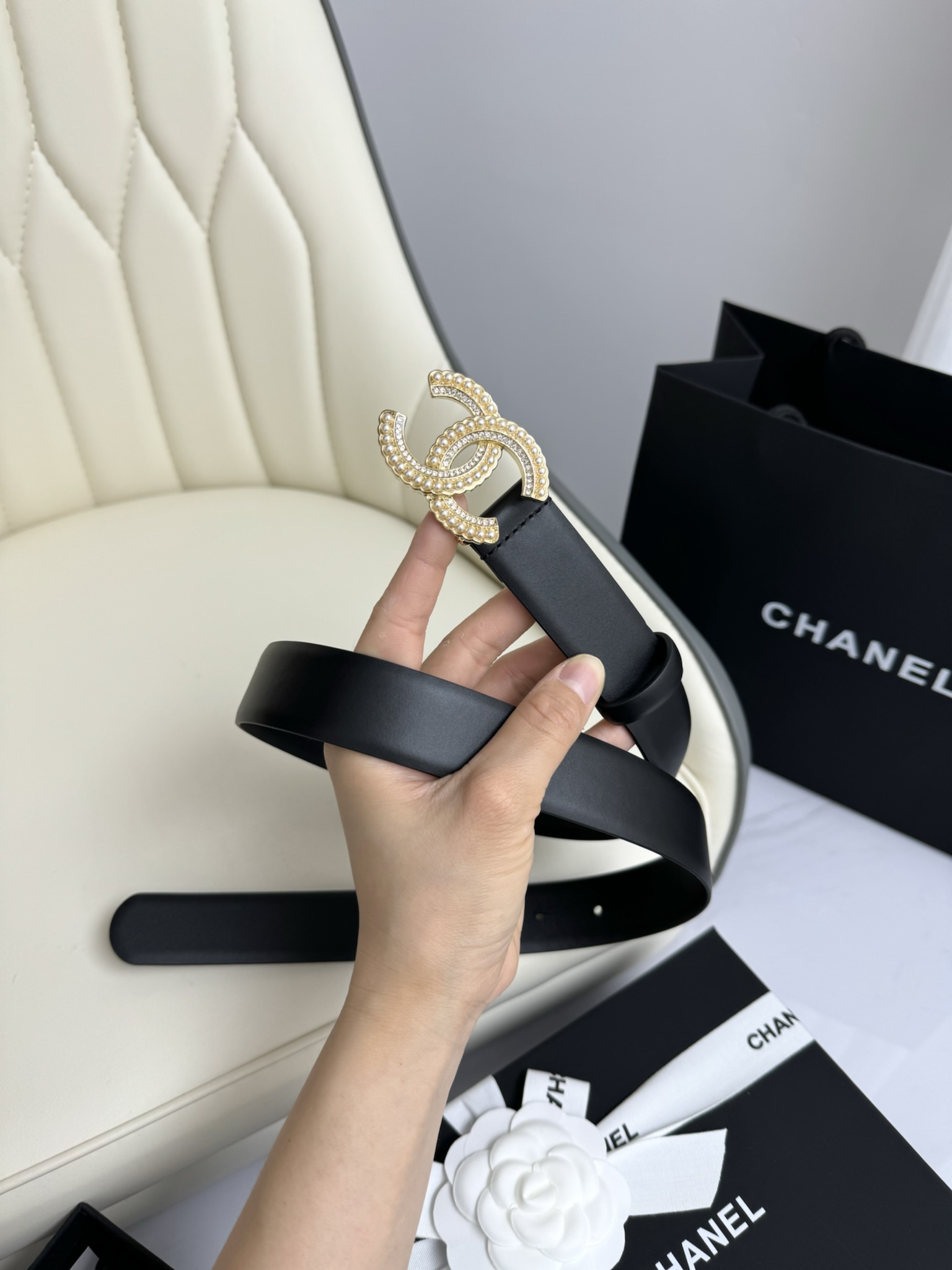 Chanel Female Basic Belt M