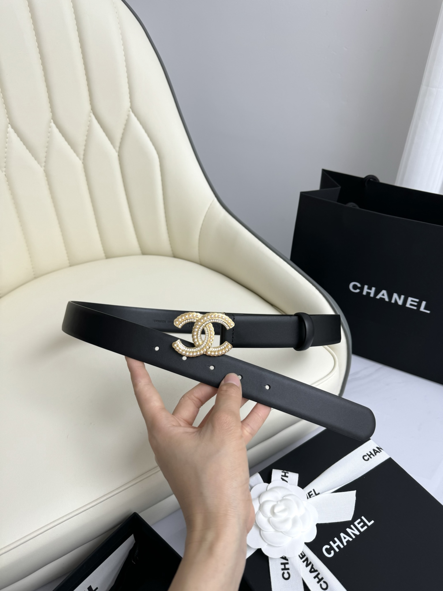 Chanel Female Basic Belt M