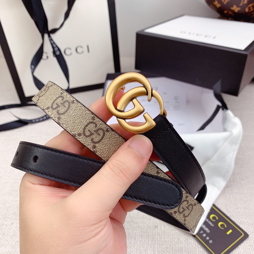 Gucci Female Basic Belt Top Grain Leather 13514