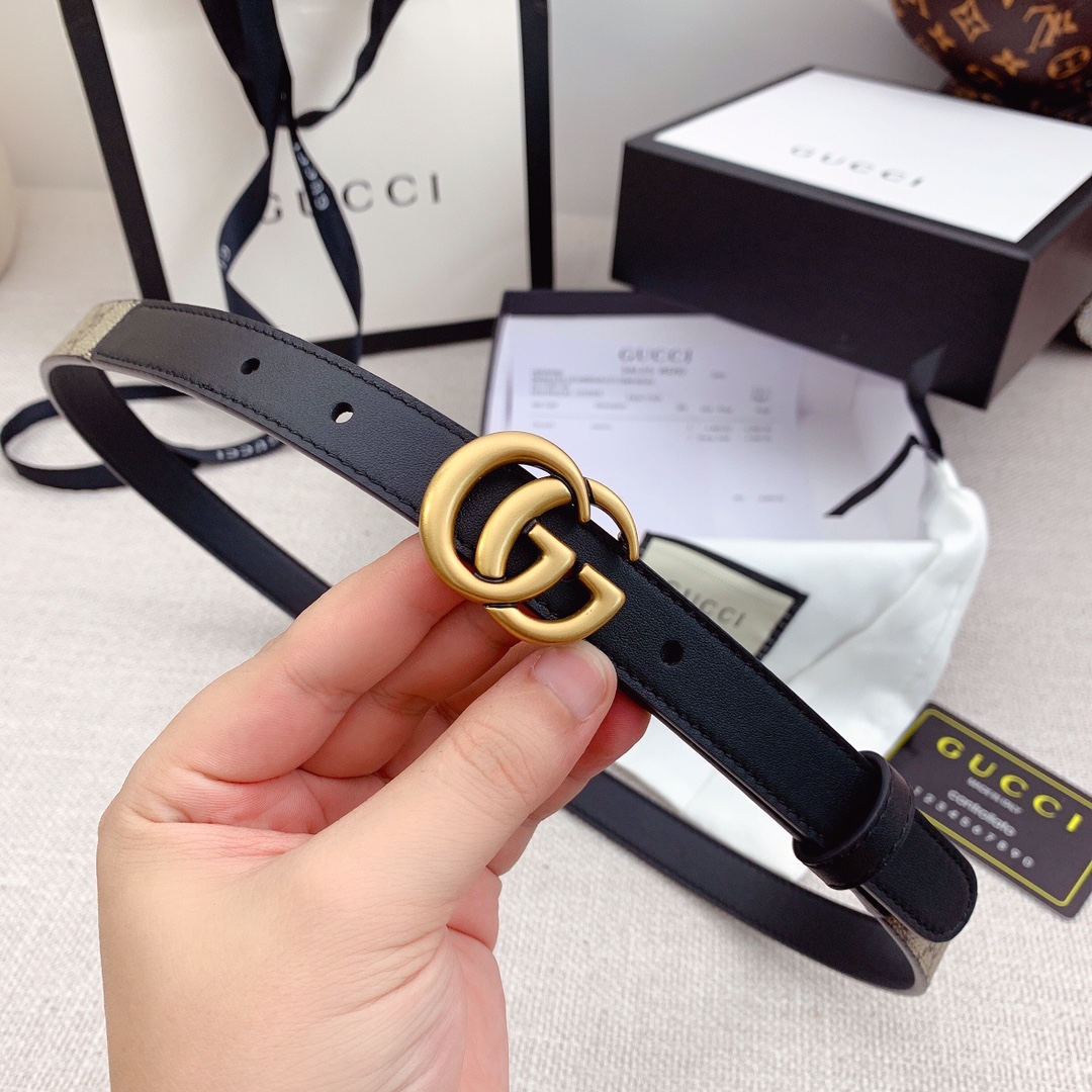 Gucci Female Basic Belt Top Grain Leather 13514