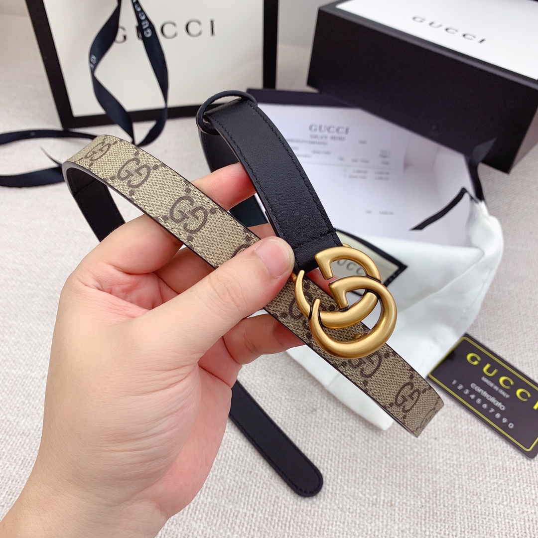 Gucci Female Basic Belt Top Grain Leather 13514