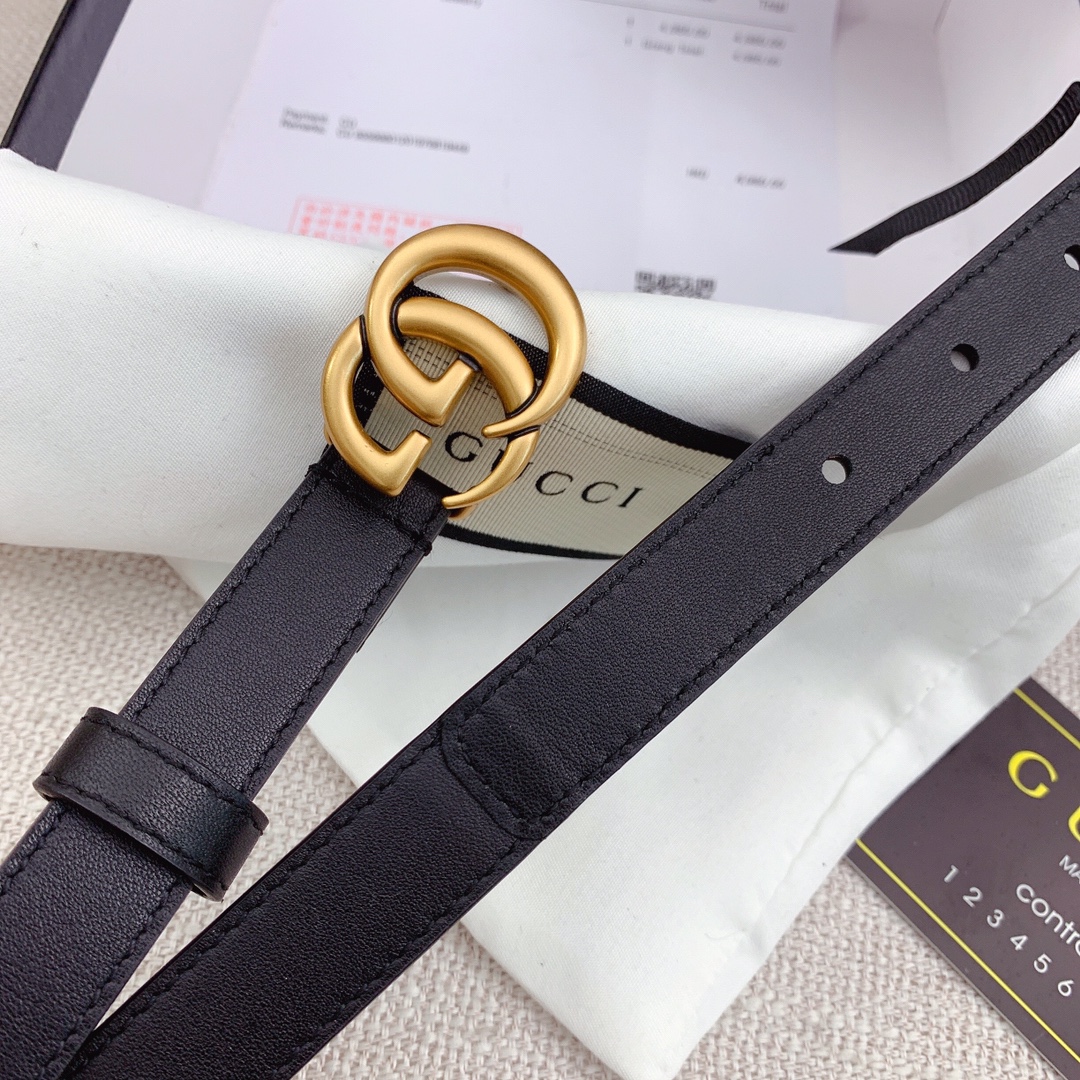 Gucci Female Basic Belt Top Grain Leather 13514