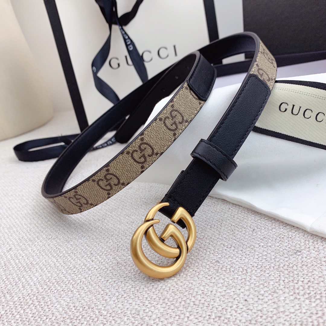 Gucci Female Basic Belt Top Grain Leather 13514