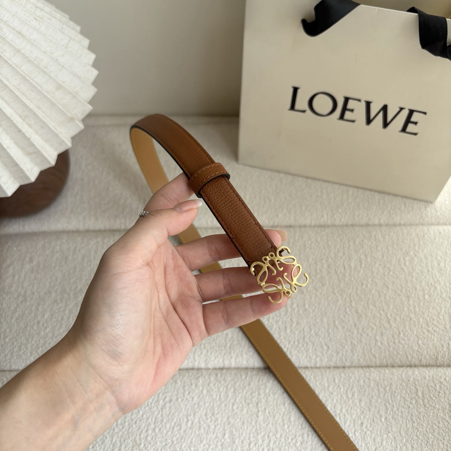 Female Leather Belt Cow Leather M-l