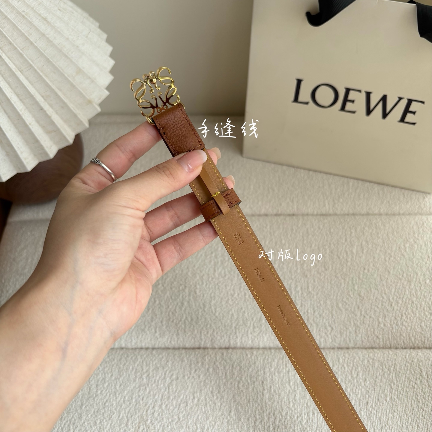 Female Leather Belt Cow Leather M-l