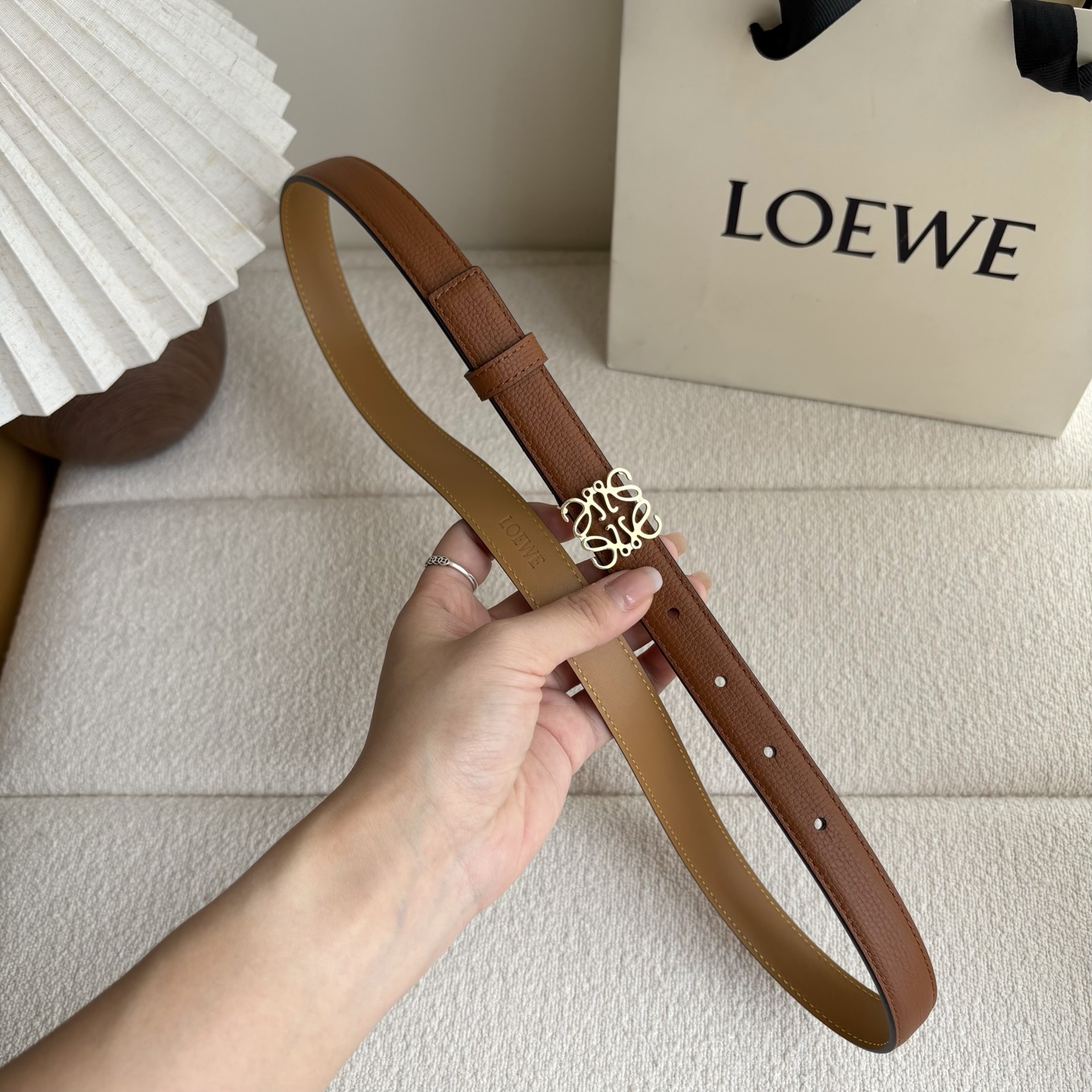 Female Leather Belt Cow Leather M-l
