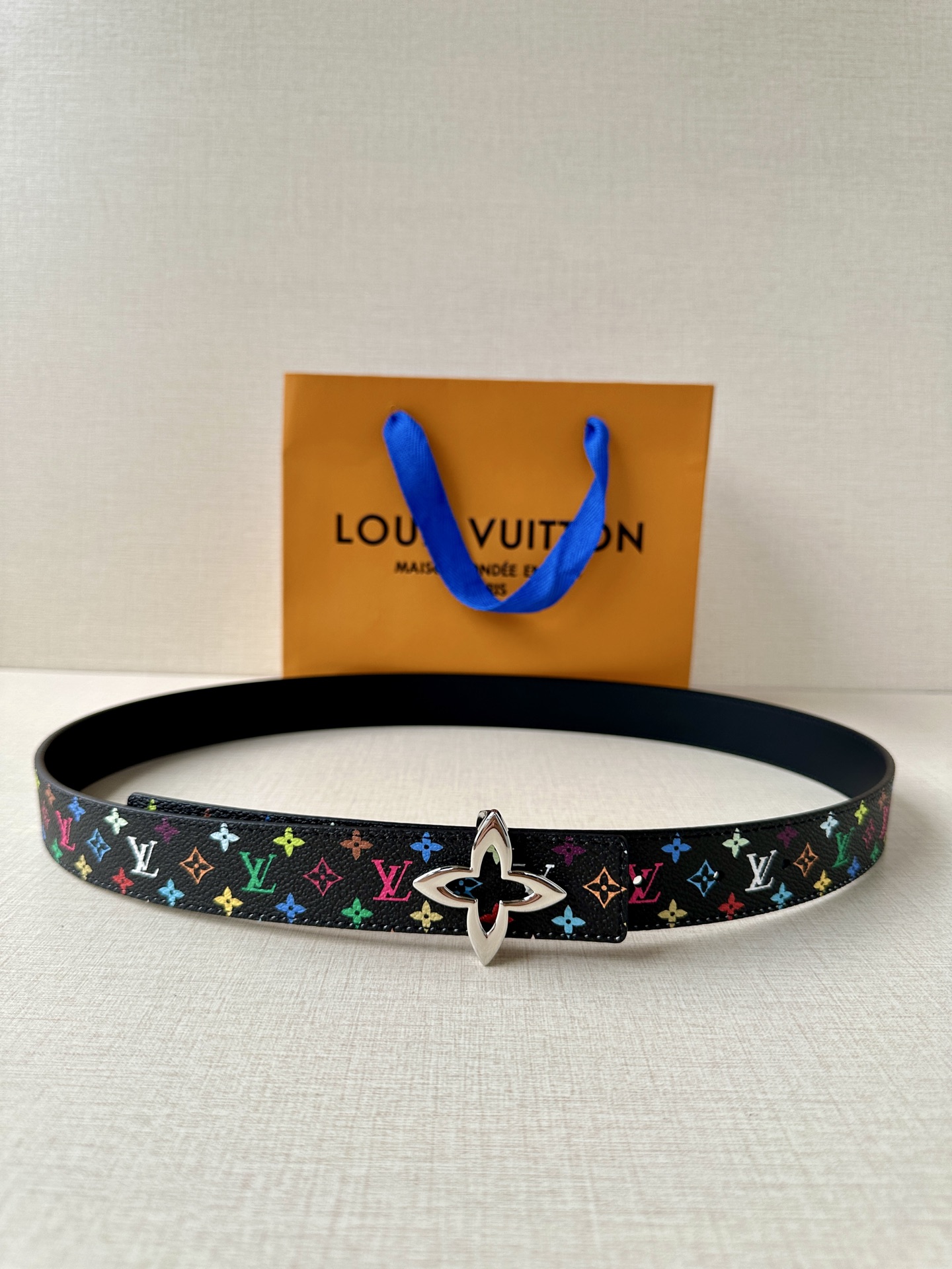Louis Vuitton Female Leather Belt Top Grain Leather 13514-m-l