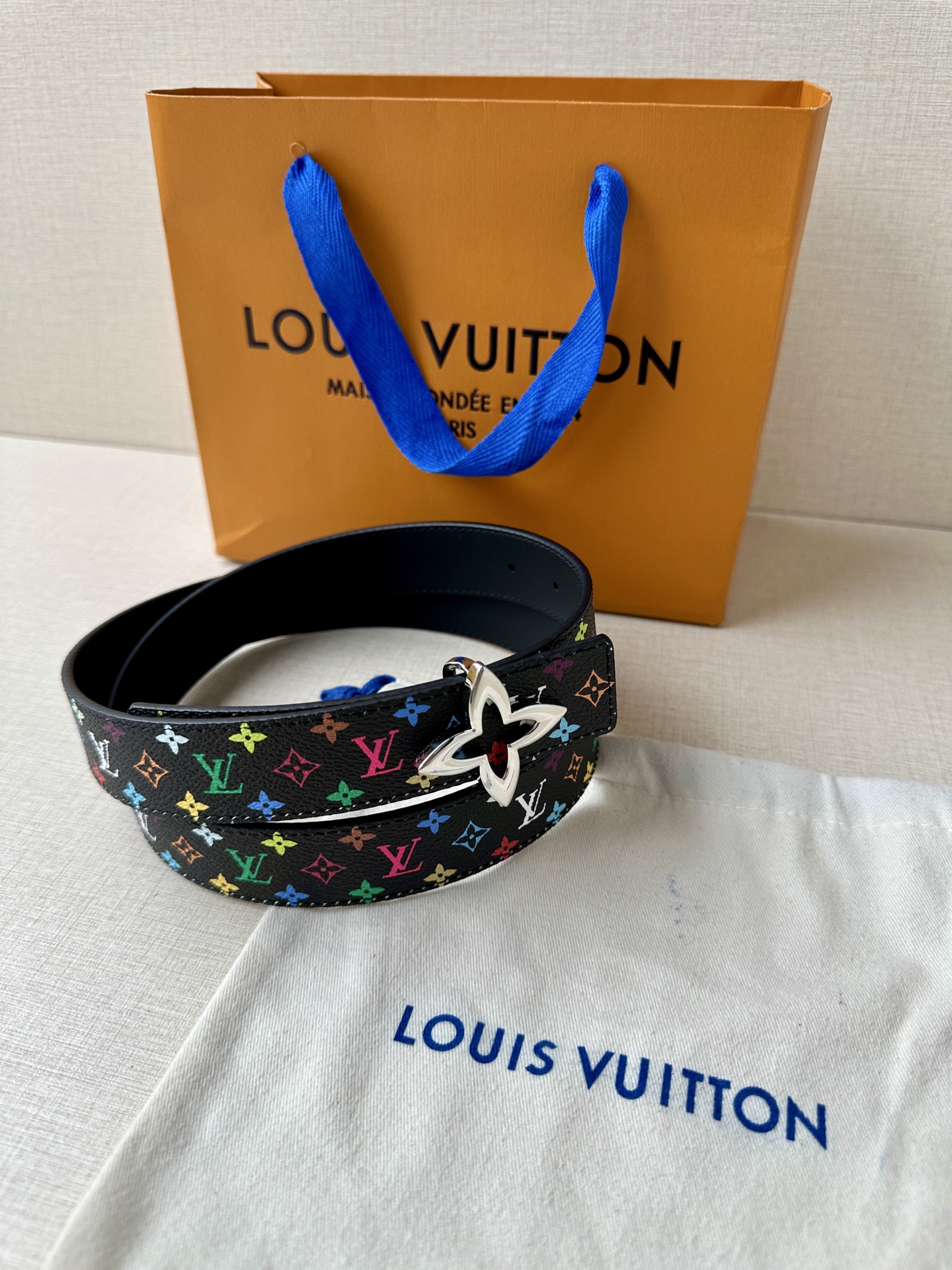 Louis Vuitton Female Leather Belt Top Grain Leather 13514-m-l