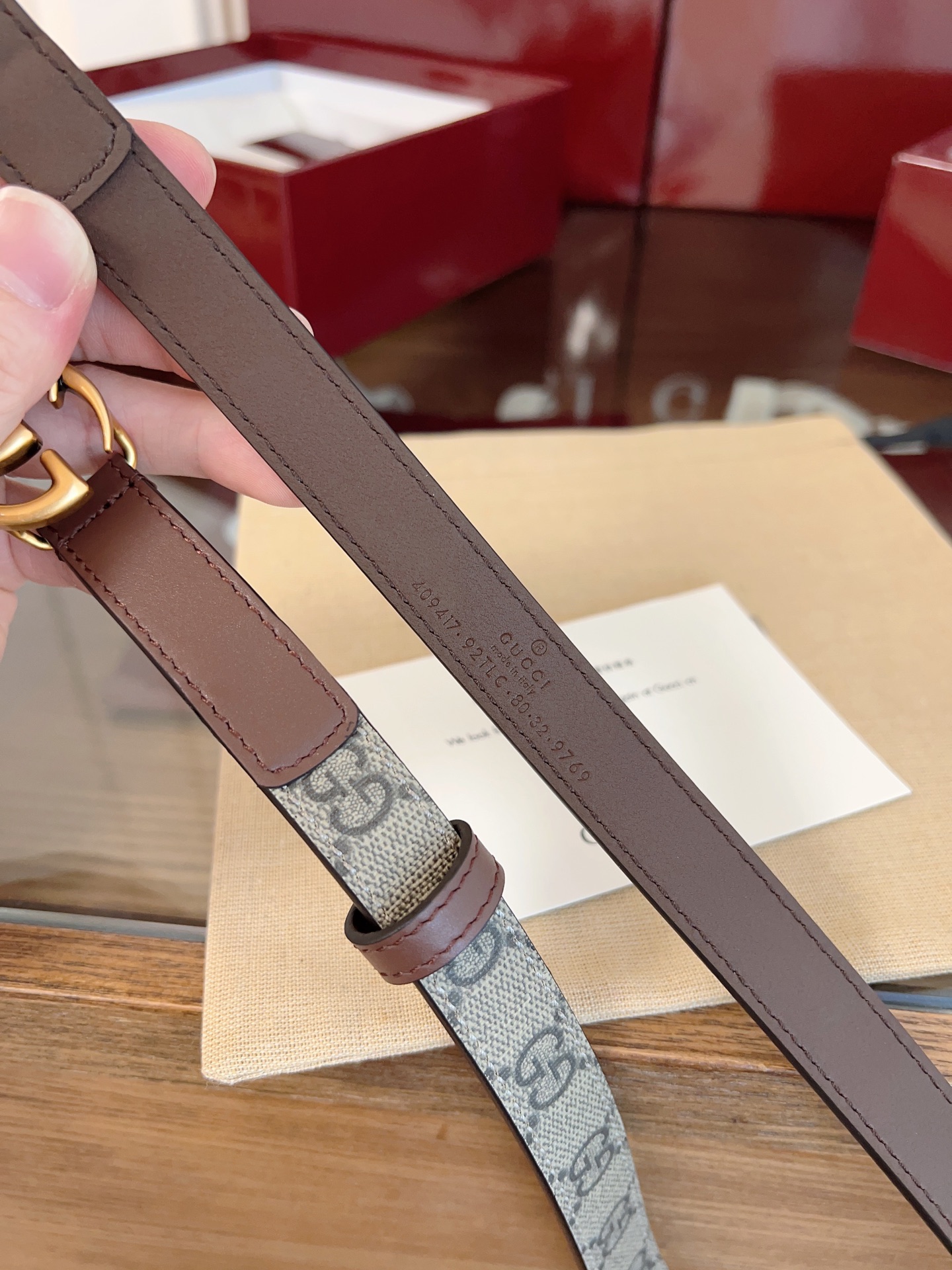 Gucci Female Basic Belt Cow Leather S-m-l