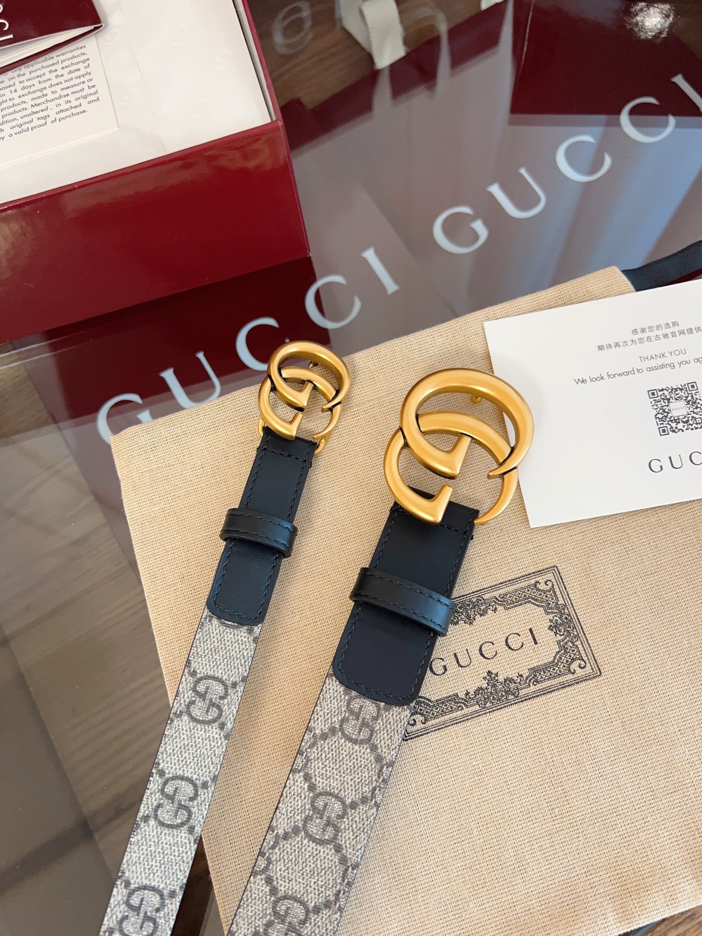 Gucci Female Basic Belt Cow Leather S-m-l