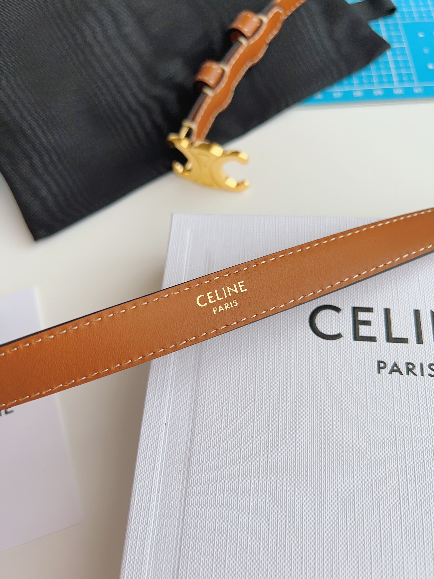 Celine Female Basic Belt Brown M-l