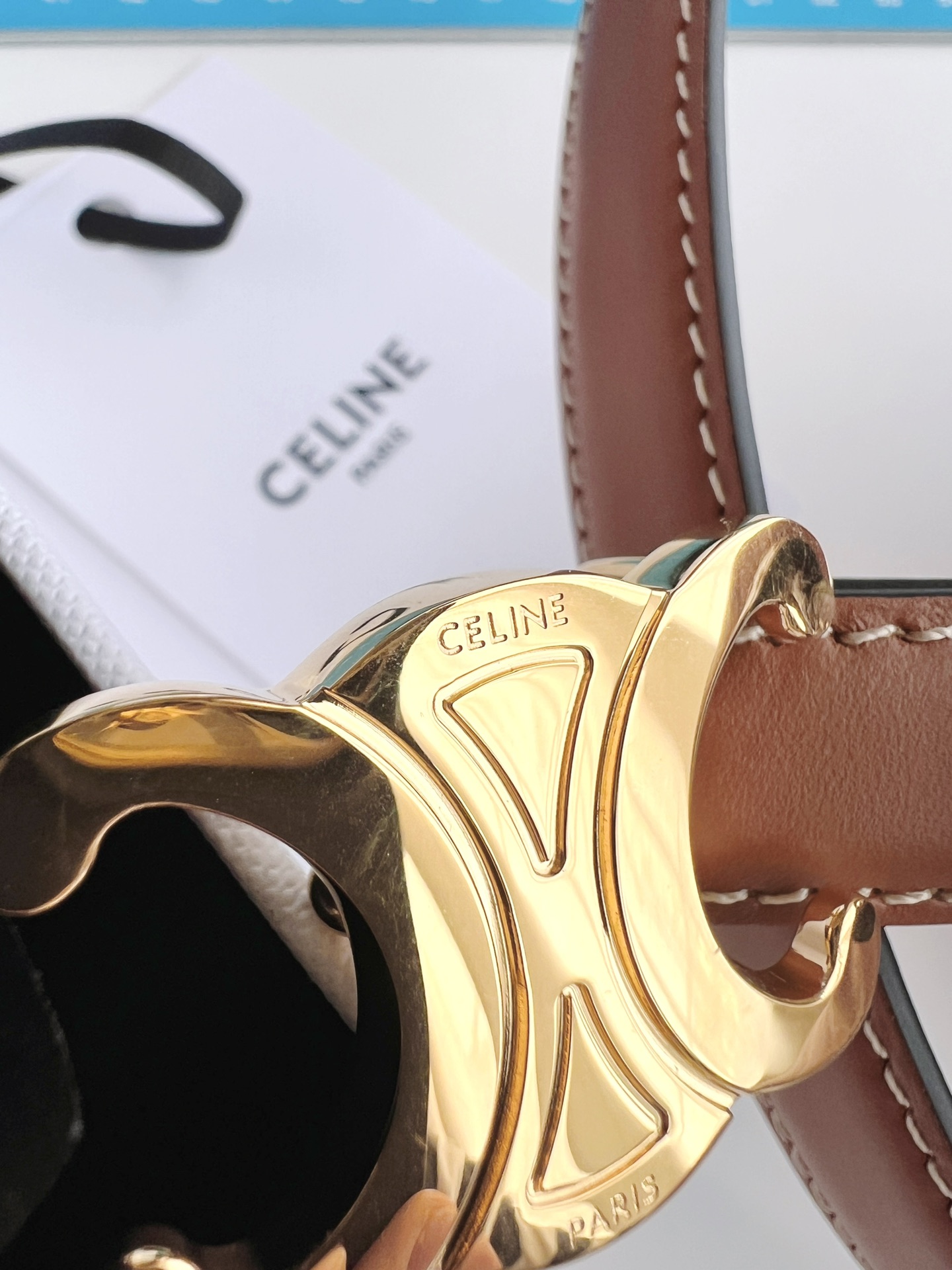 Celine Female Basic Belt Brown M-l