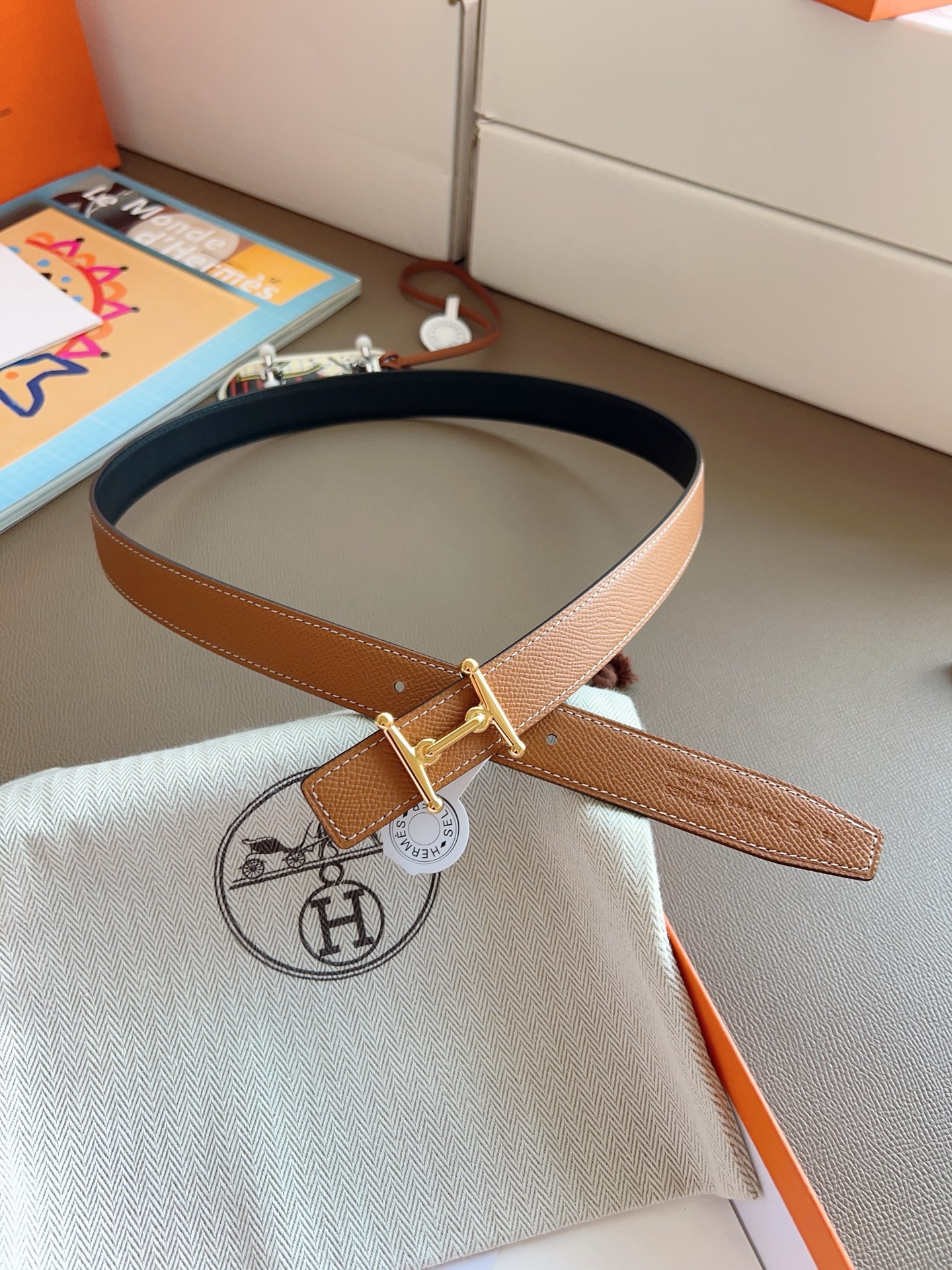 Hermès Female Basic Belt Black 13514-s-m