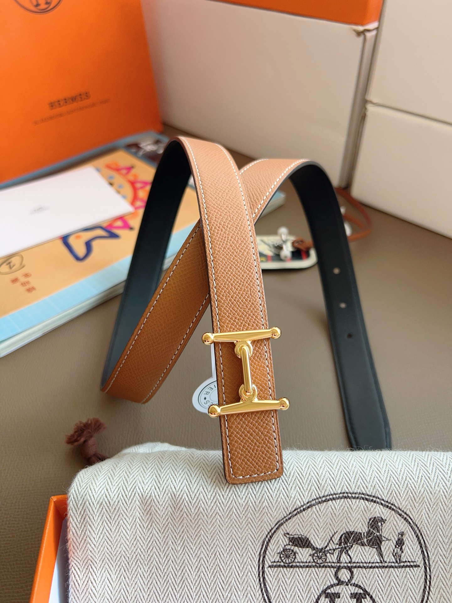 Hermès Female Basic Belt Black 13514-s-m