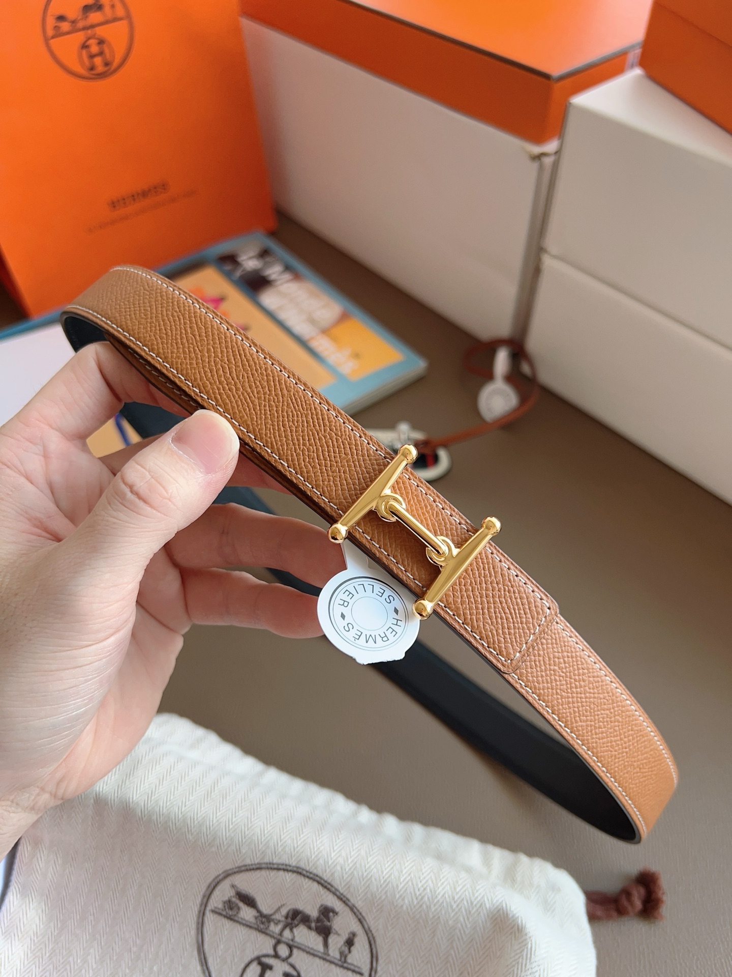 Hermès Female Basic Belt Black 13514-s-m
