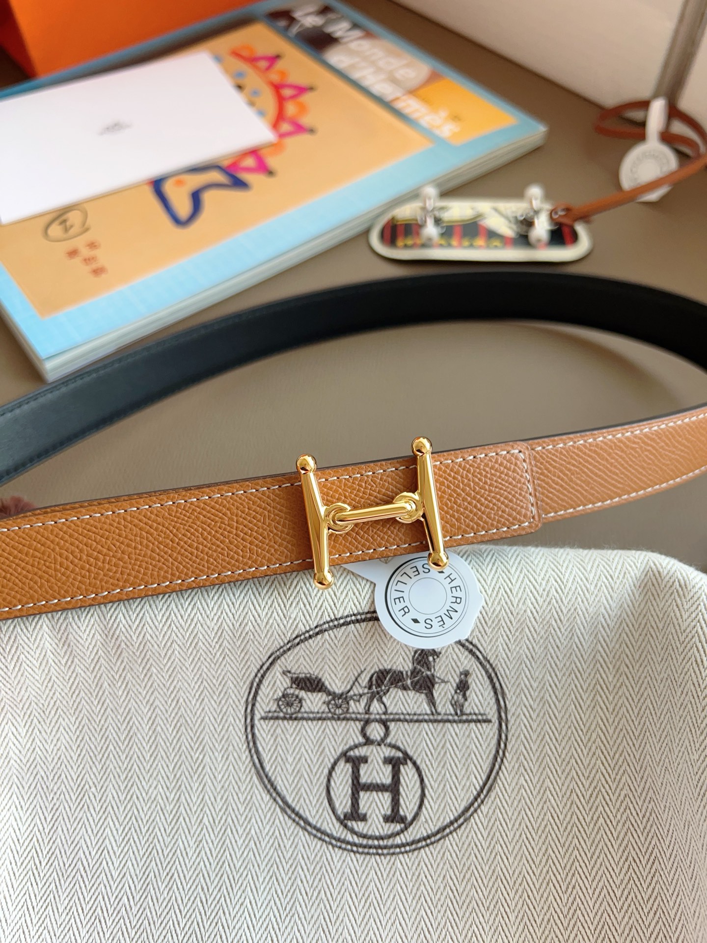 Hermès Female Basic Belt Black 13514-s-m