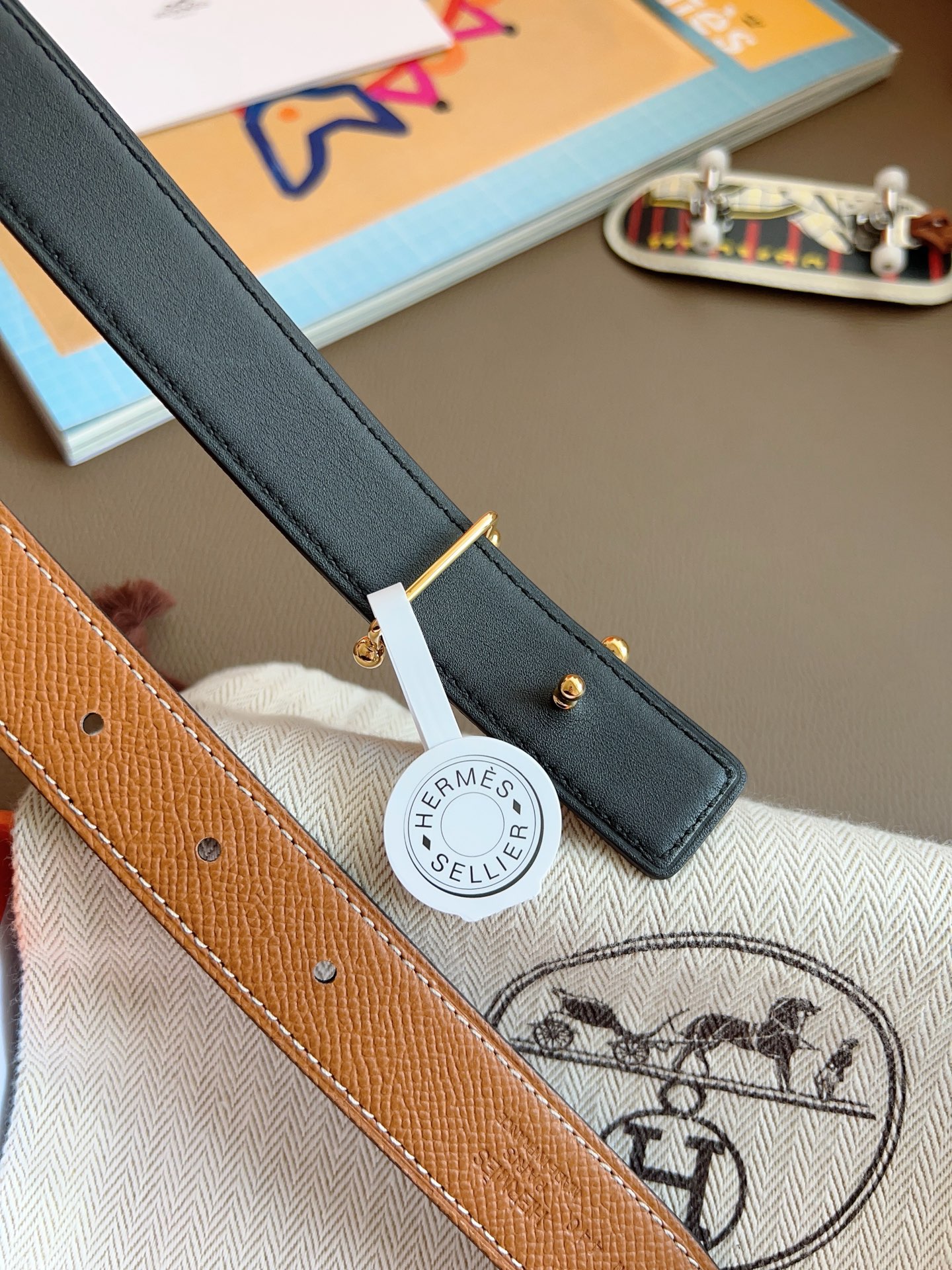 Hermès Female Basic Belt Black 13514-s-m