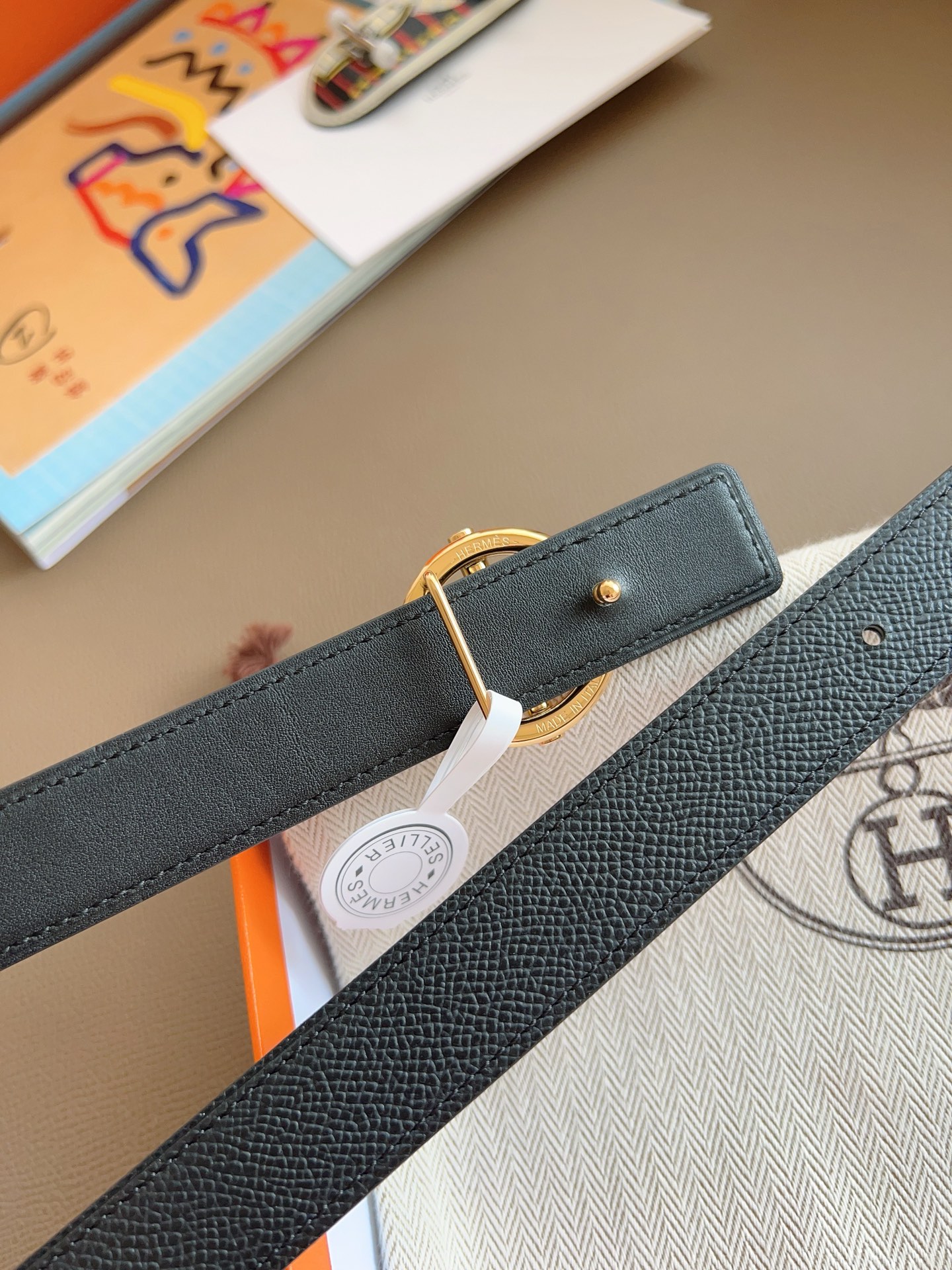 Hermès Female Basic Belt Black 13514-s-m