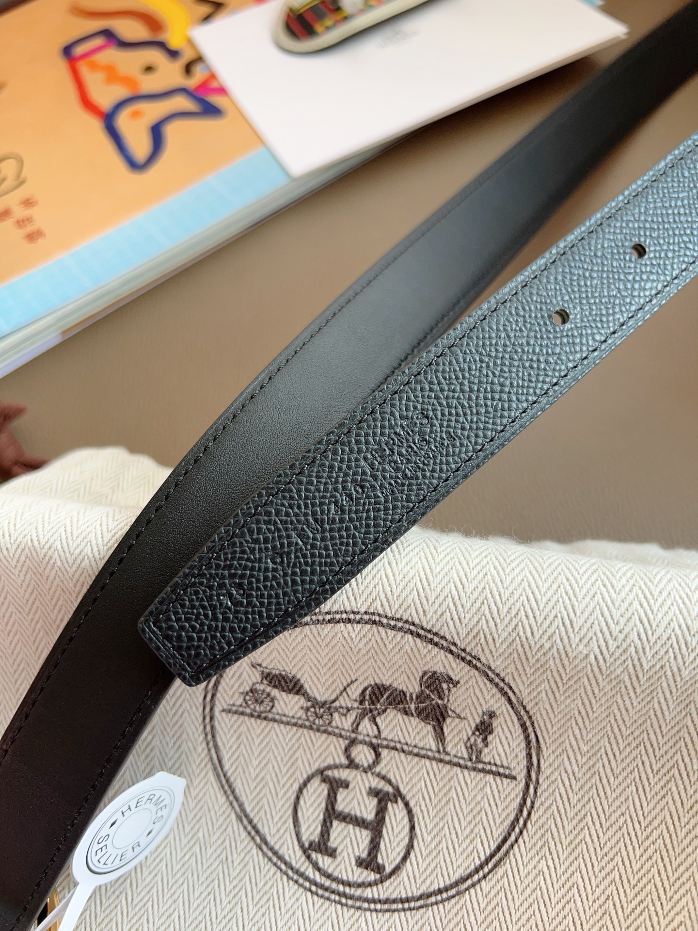 Hermès Female Basic Belt Black 13514-s-m