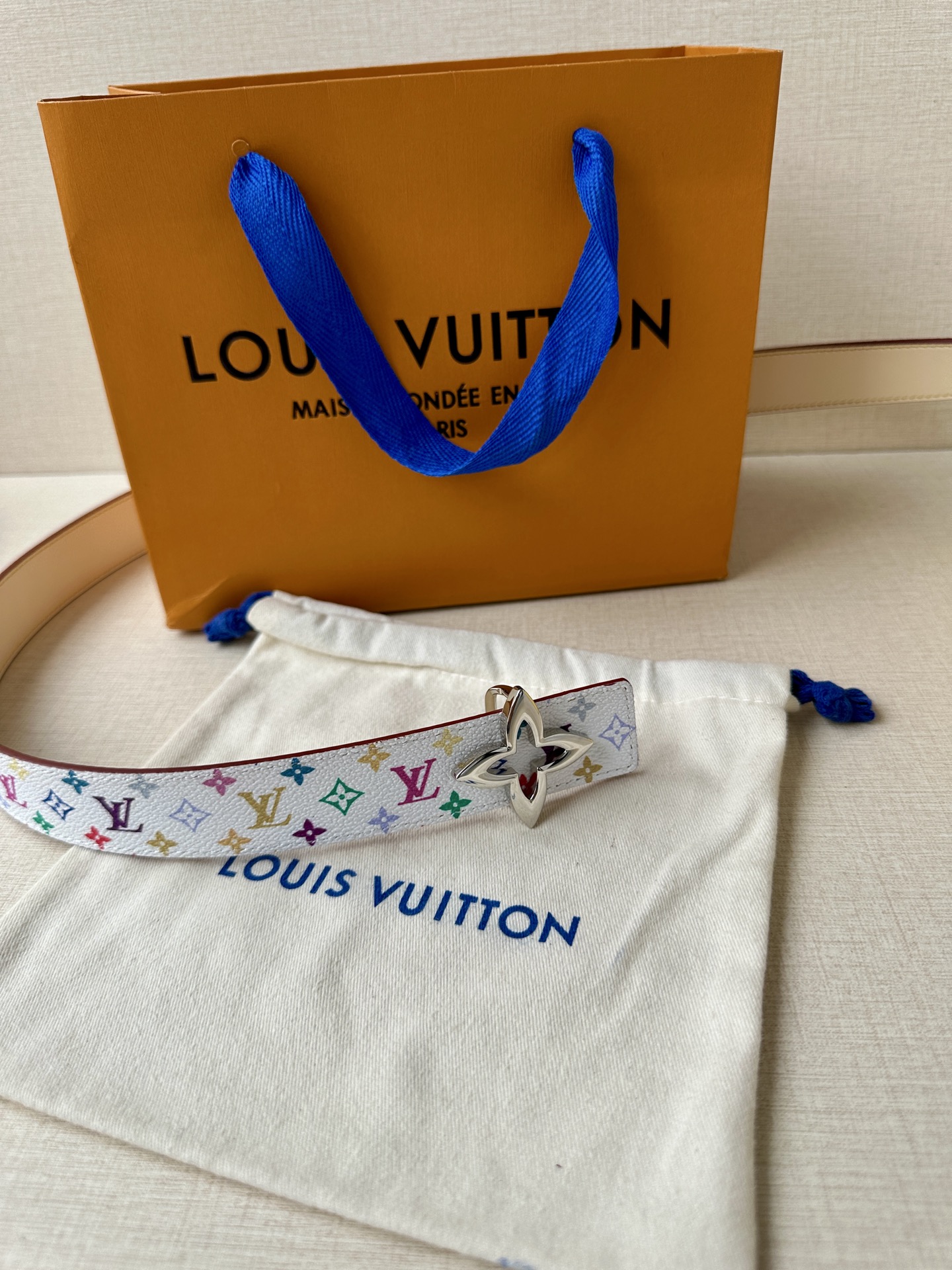 Louis Vuitton Female Leather Belt Top Grain Leather 13514-m-l