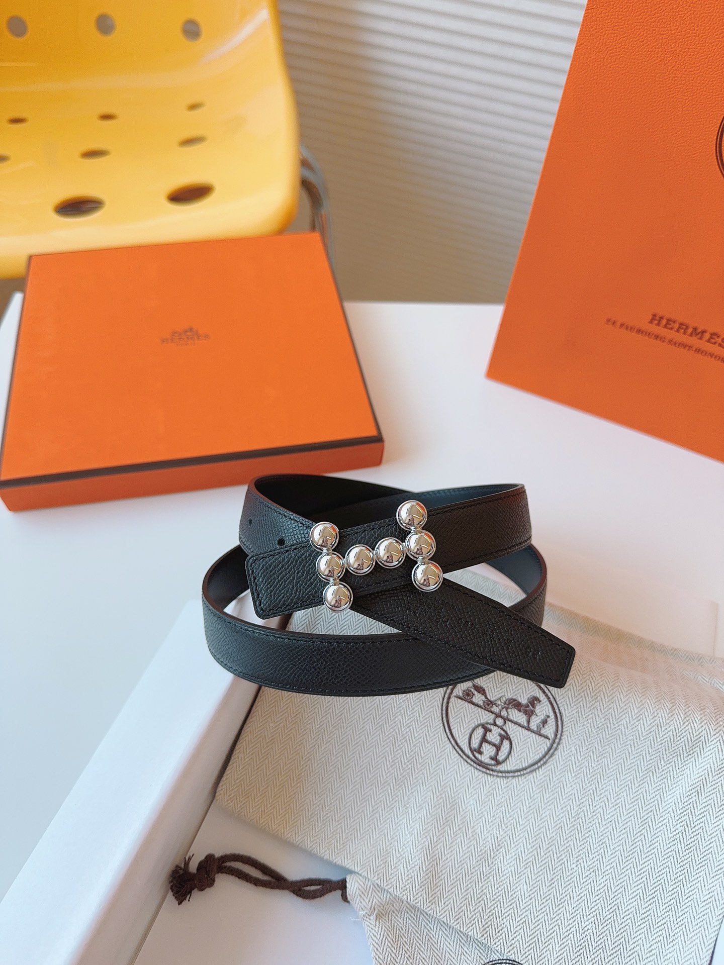 Hermès Female Basic Belt Cow Leather S-m