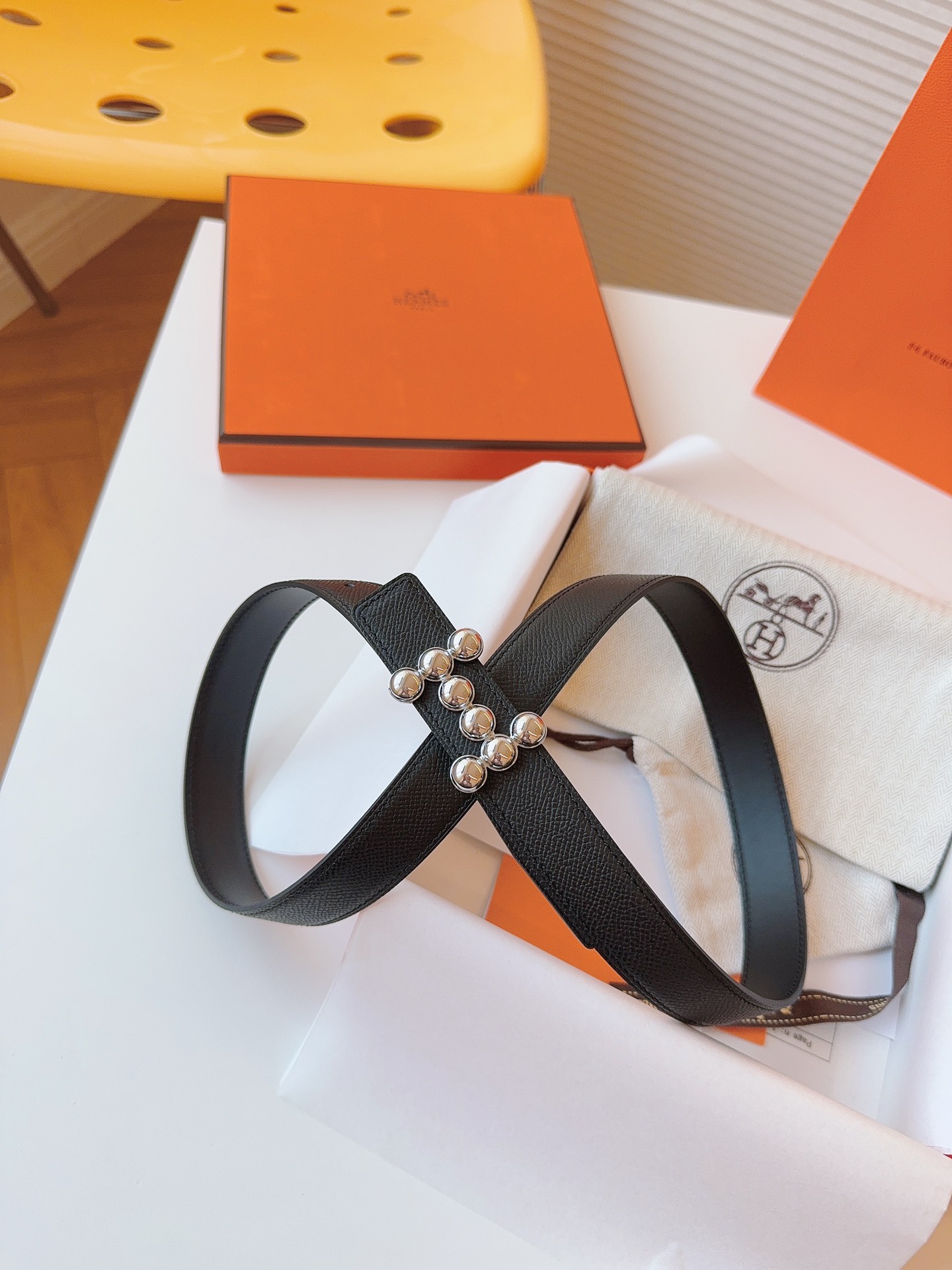 Hermès Female Basic Belt Cow Leather S-m