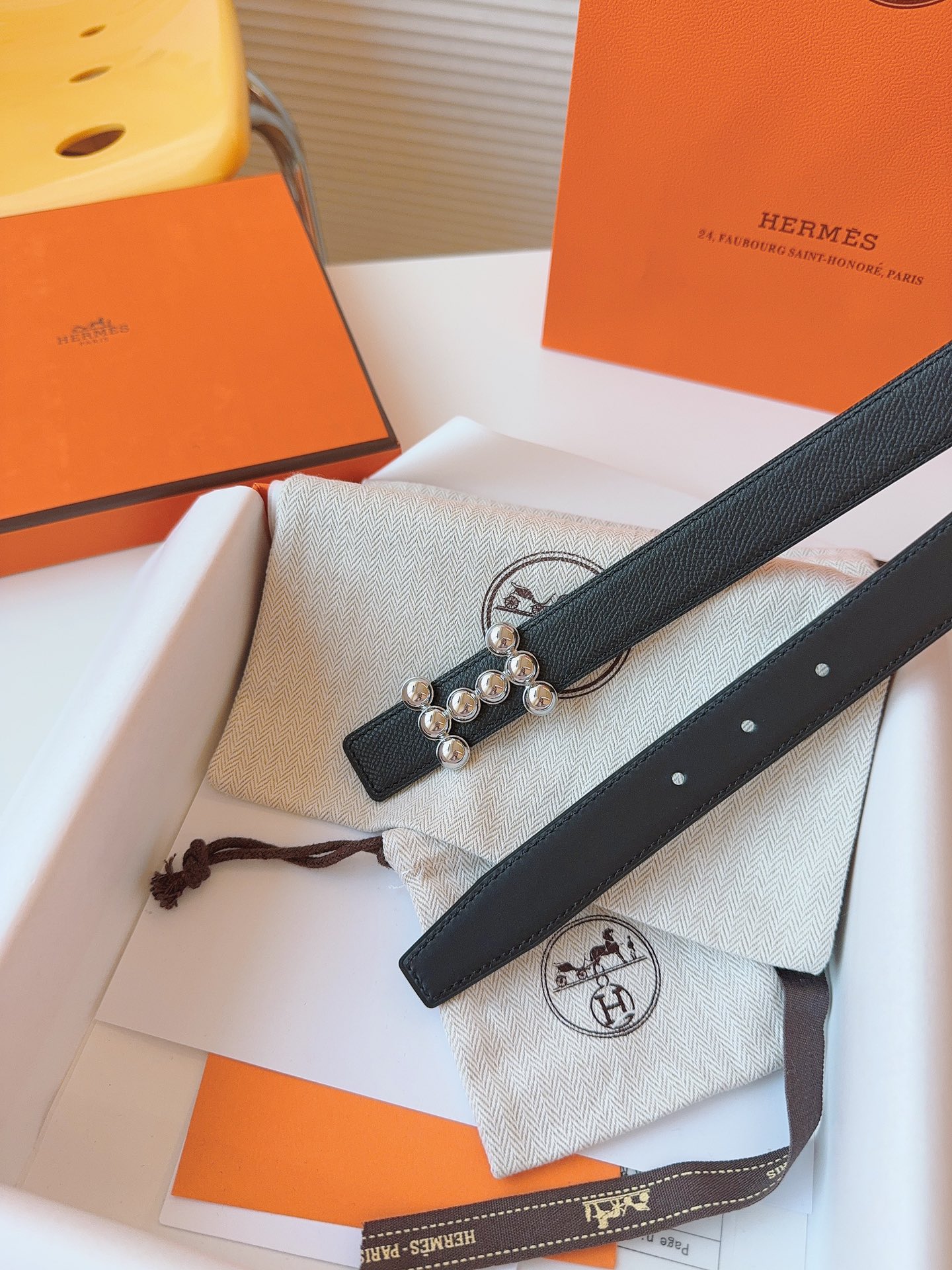 Hermès Female Basic Belt Cow Leather S-m