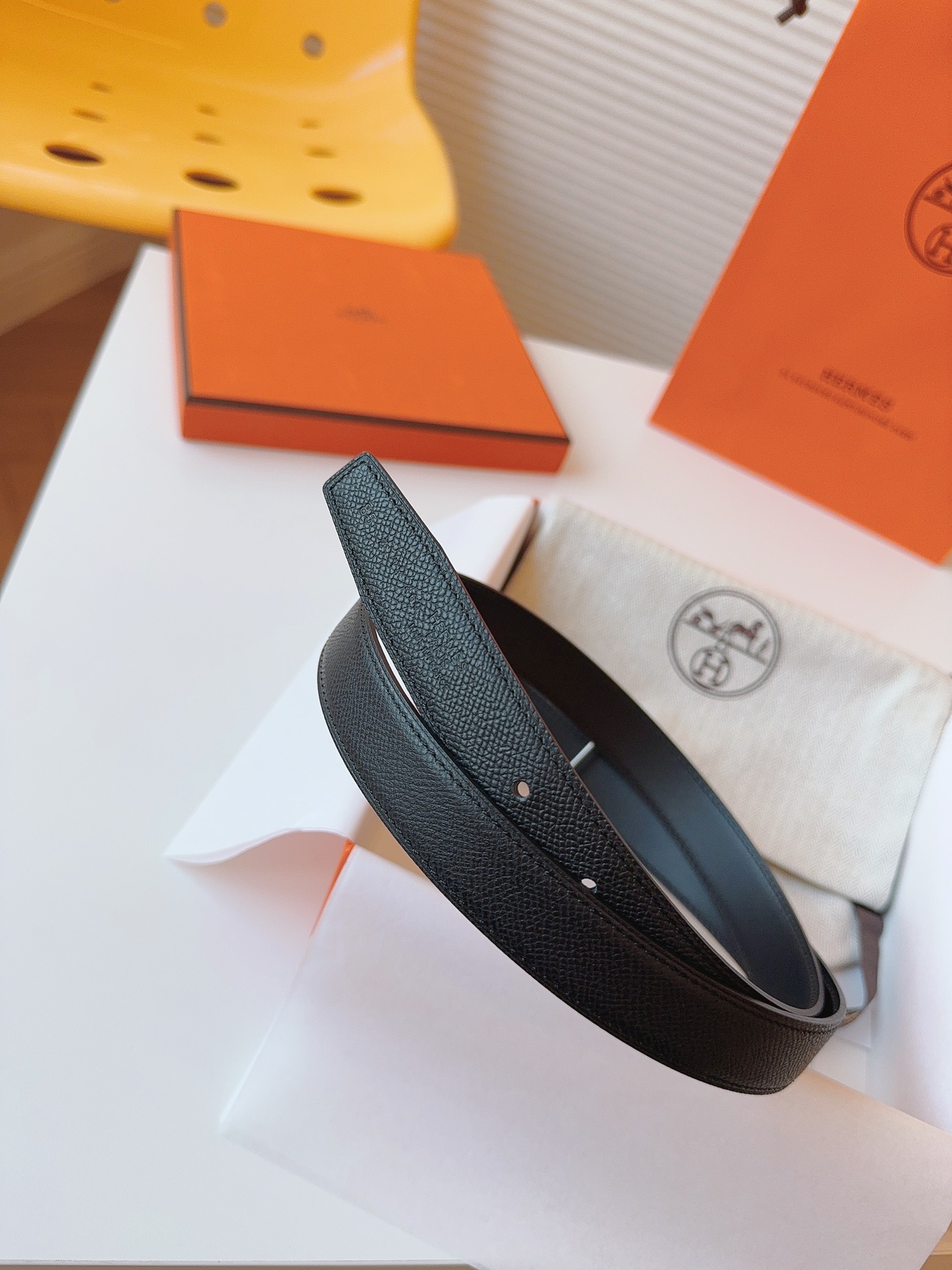 Hermès Female Basic Belt Cow Leather S-m