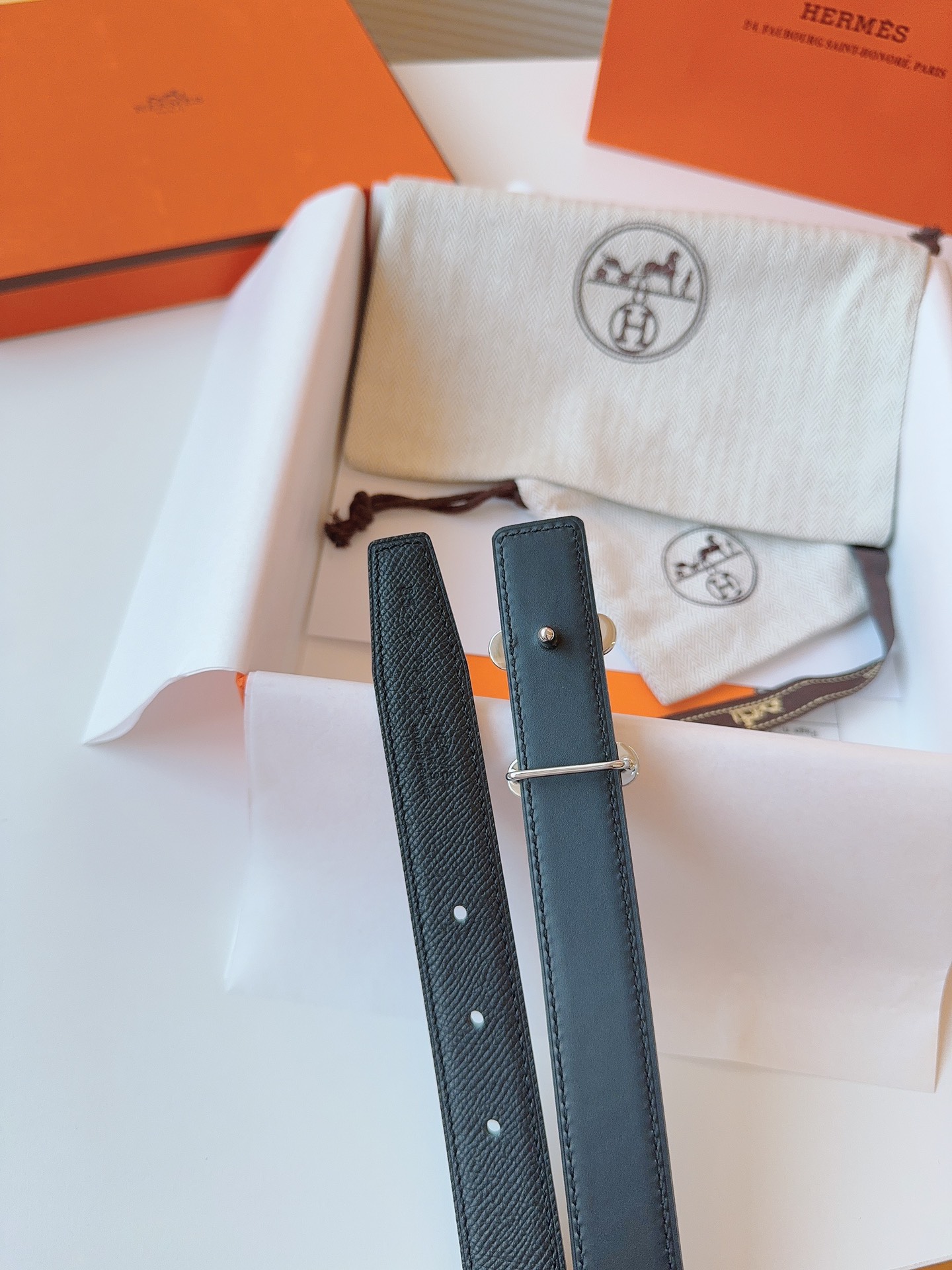 Hermès Female Basic Belt Cow Leather S-m