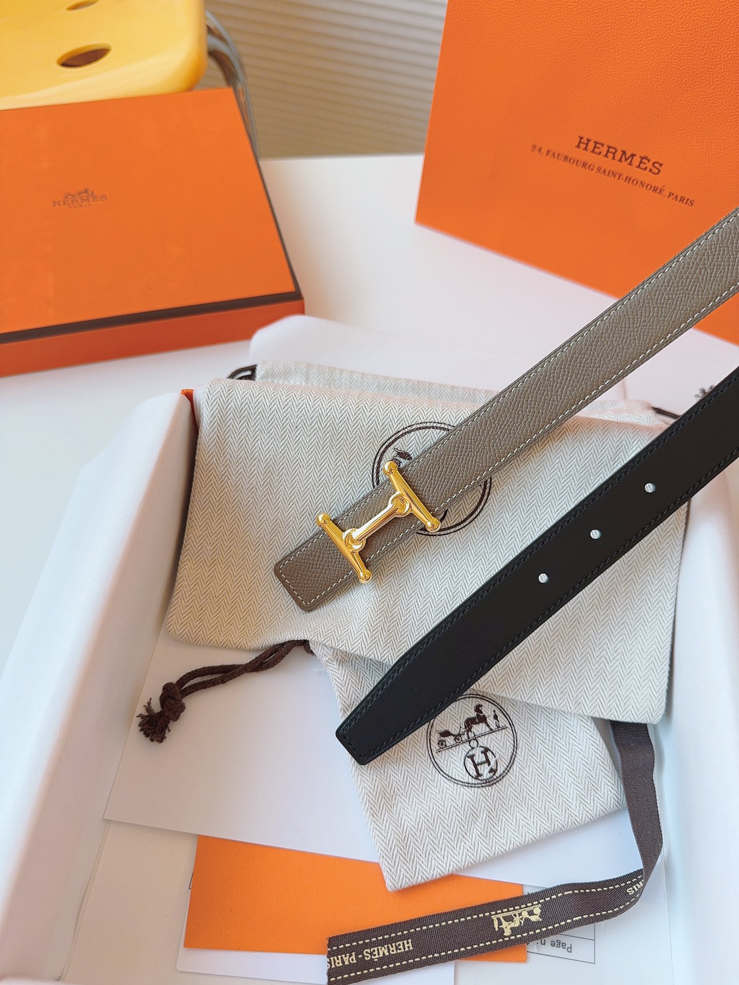 Hermès Female Basic Belt Cow Leather S-m