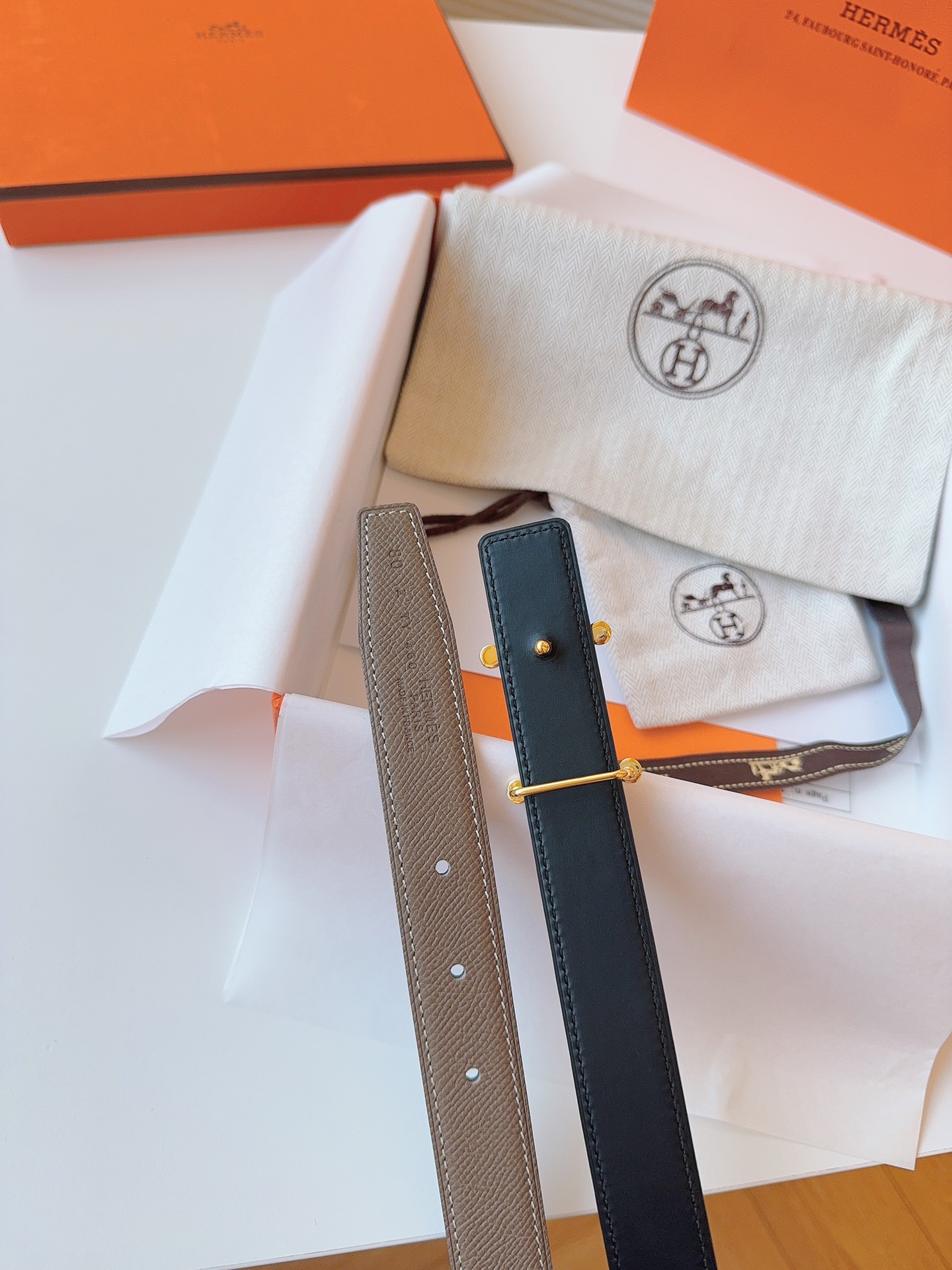 Hermès Female Basic Belt Cow Leather S-m