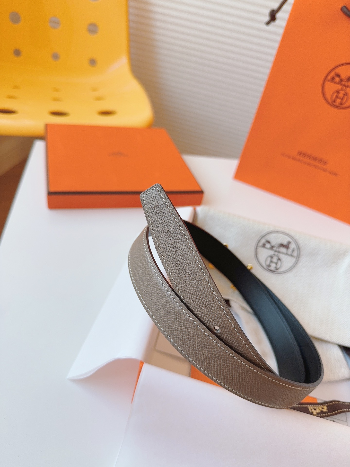 Hermès Female Basic Belt Cow Leather S-m