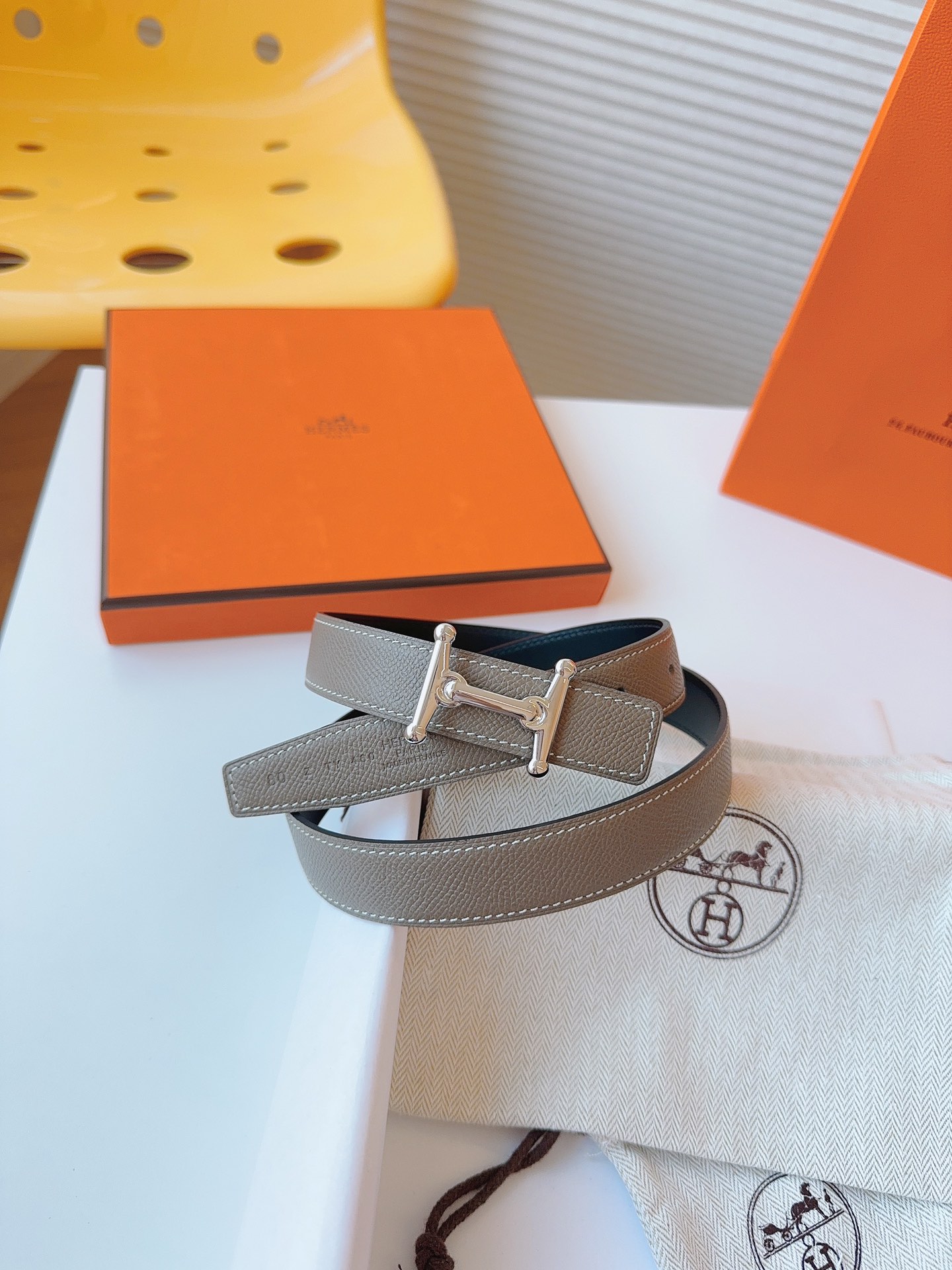 Hermès Female Basic Belt Cow Leather S-m