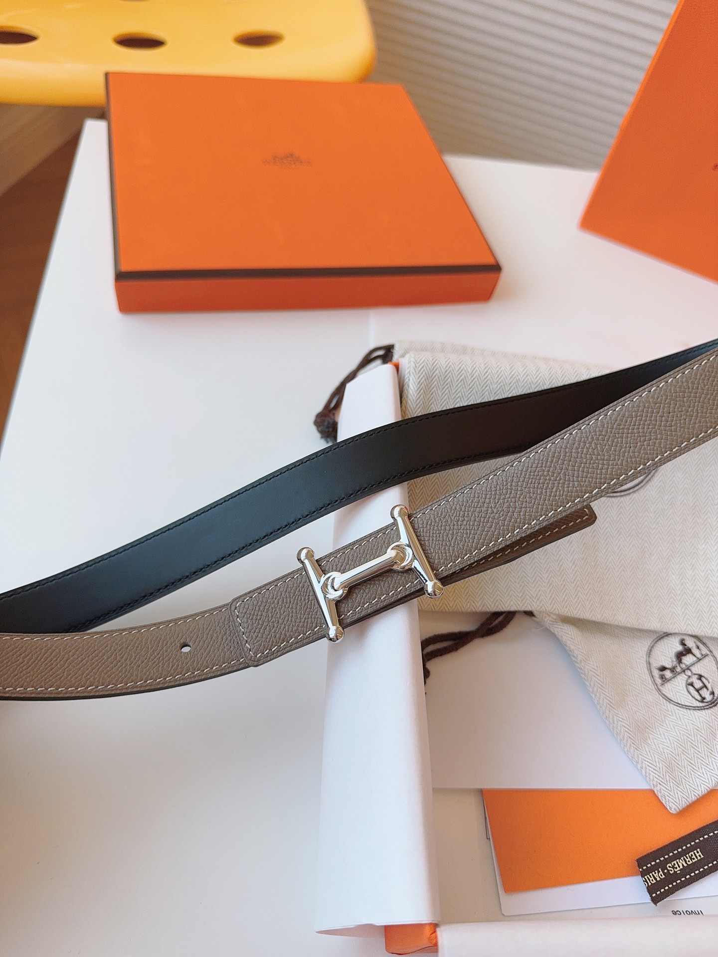 Hermès Female Basic Belt Cow Leather S-m