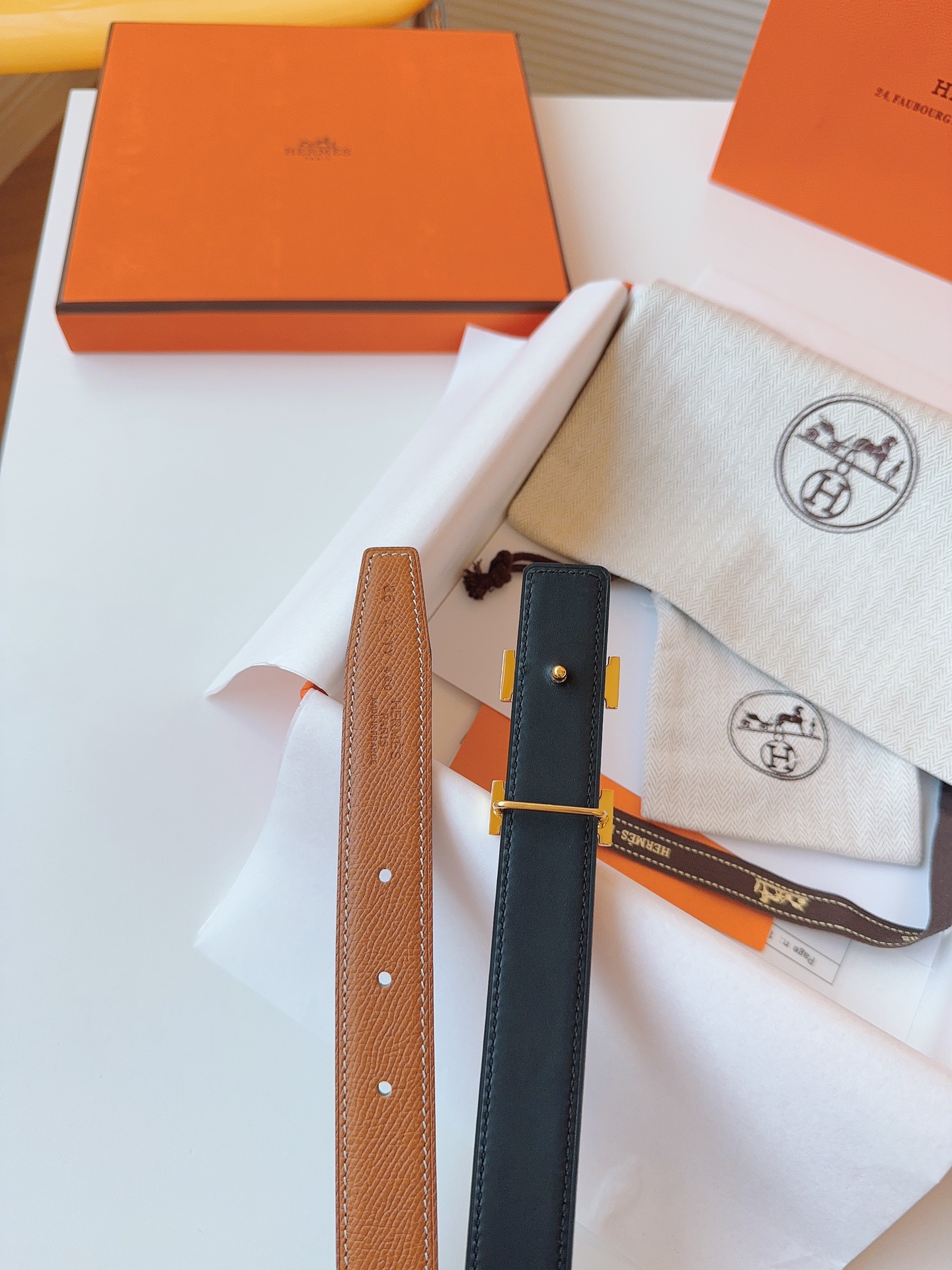 Hermès Female Basic Belt Cow Leather S-m