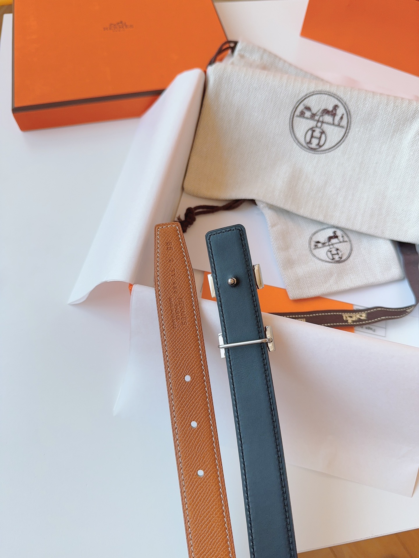 Hermès Female Basic Belt Cow Leather S-m