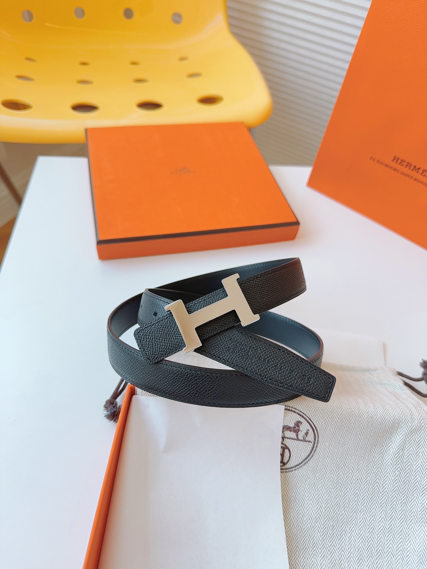 Hermès Female Basic Belt Cow Leather S-m