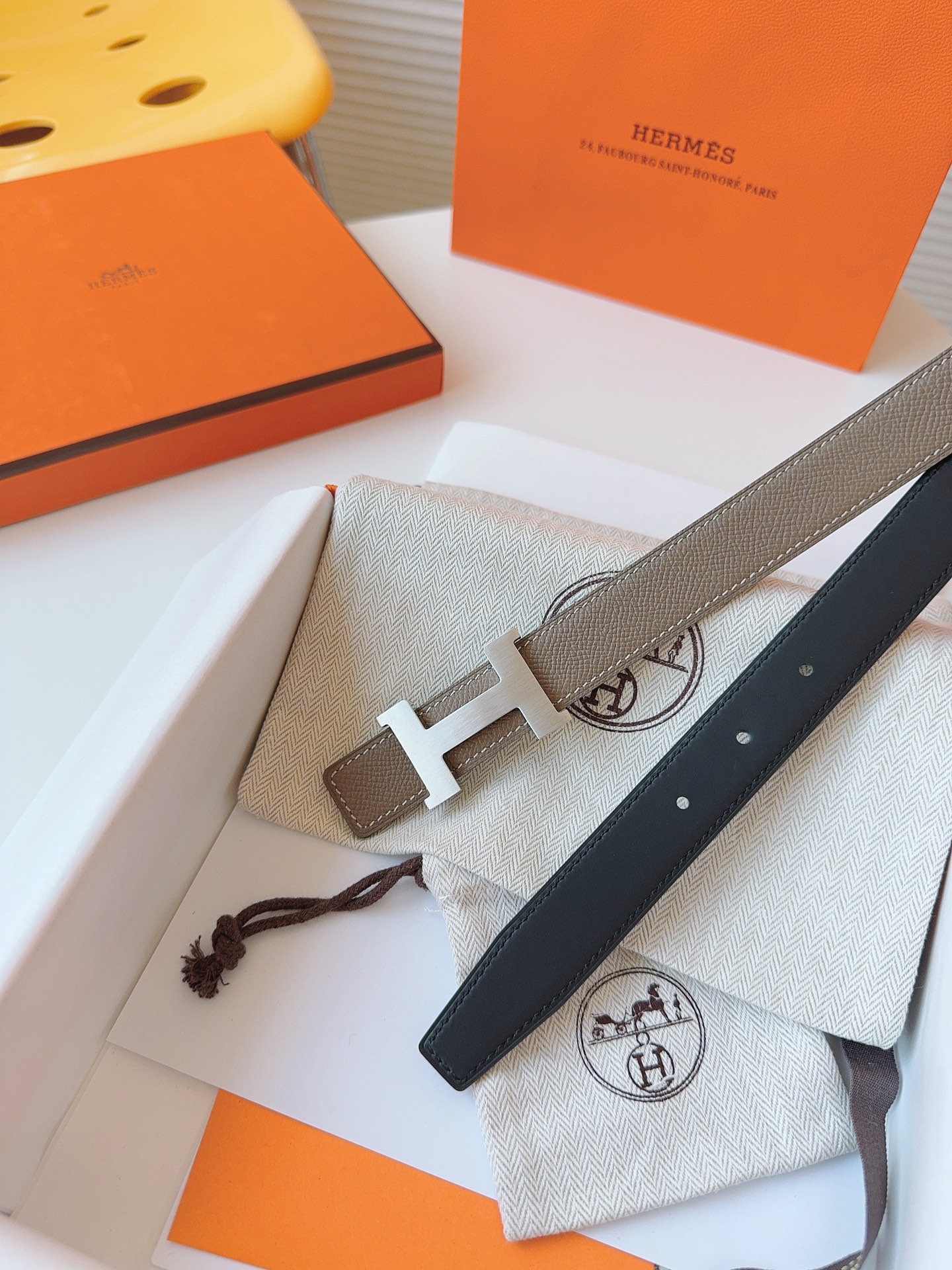 Hermès Female Basic Belt Cow Leather S-m