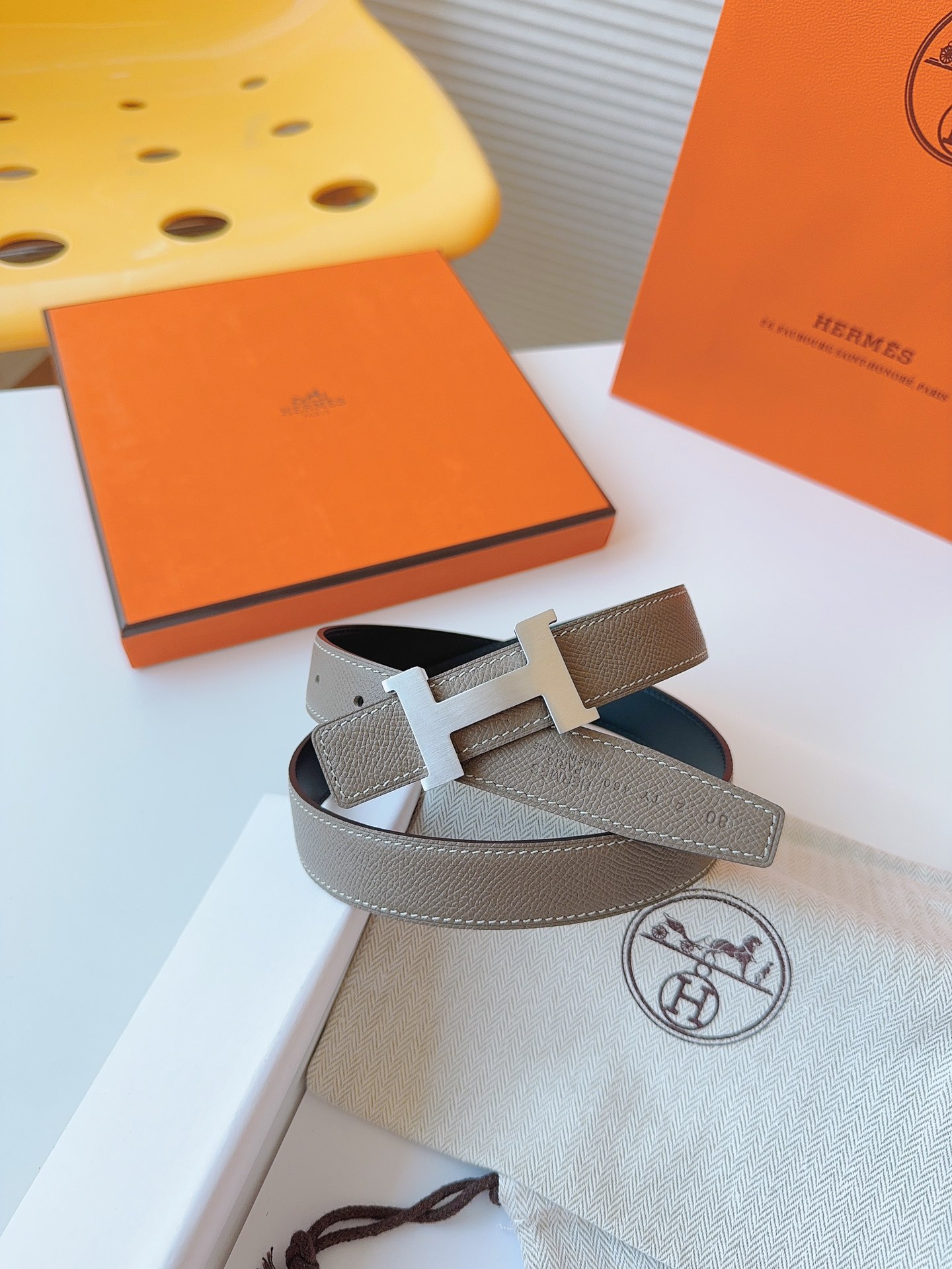 Hermès Female Basic Belt Cow Leather S-m