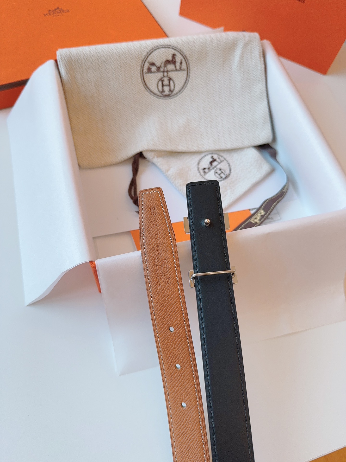 Hermès Female Basic Belt Cow Leather S-m