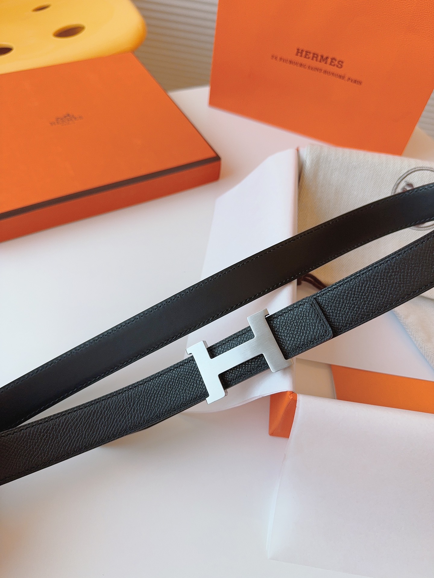 Hermès Female Basic Belt Cow Leather S-m