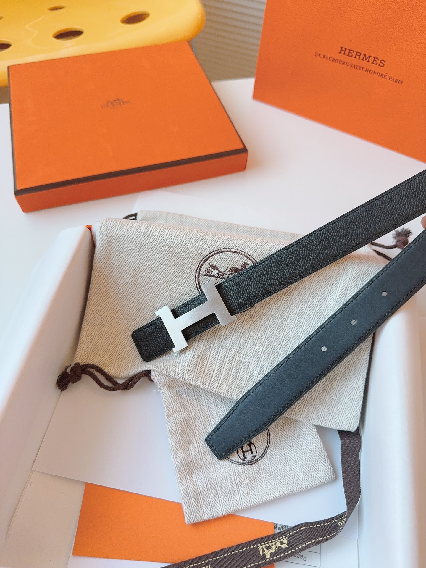 Hermès Female Basic Belt Cow Leather S-m