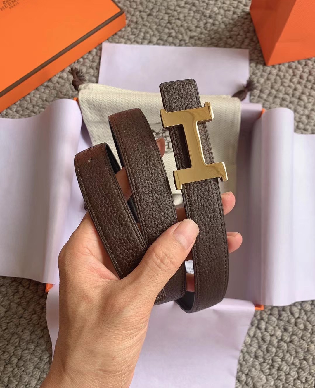 Hermès Female Basic Belt S-m