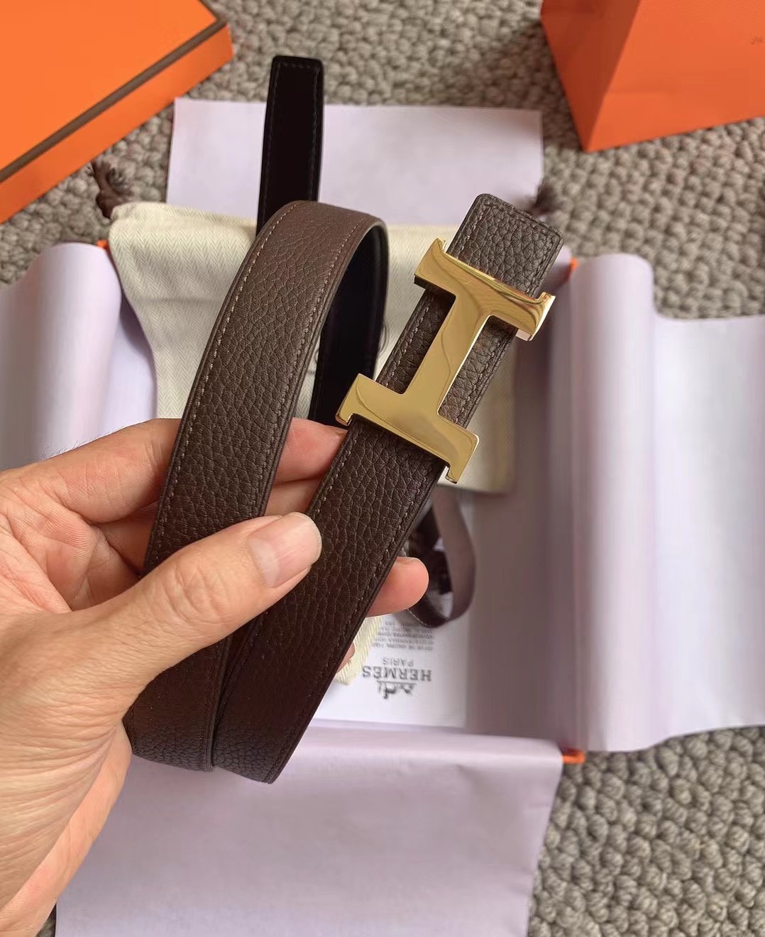 Hermès Female Basic Belt S-m