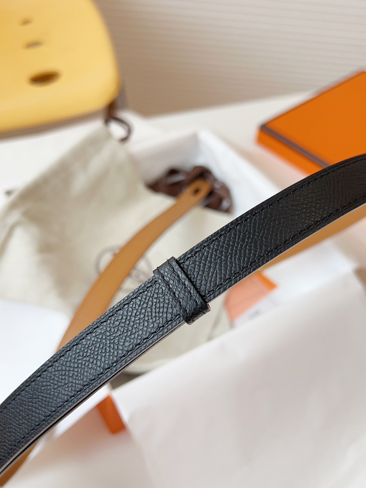 Hermès Female Leather Belt Cow Leather 18mm-s-m-l