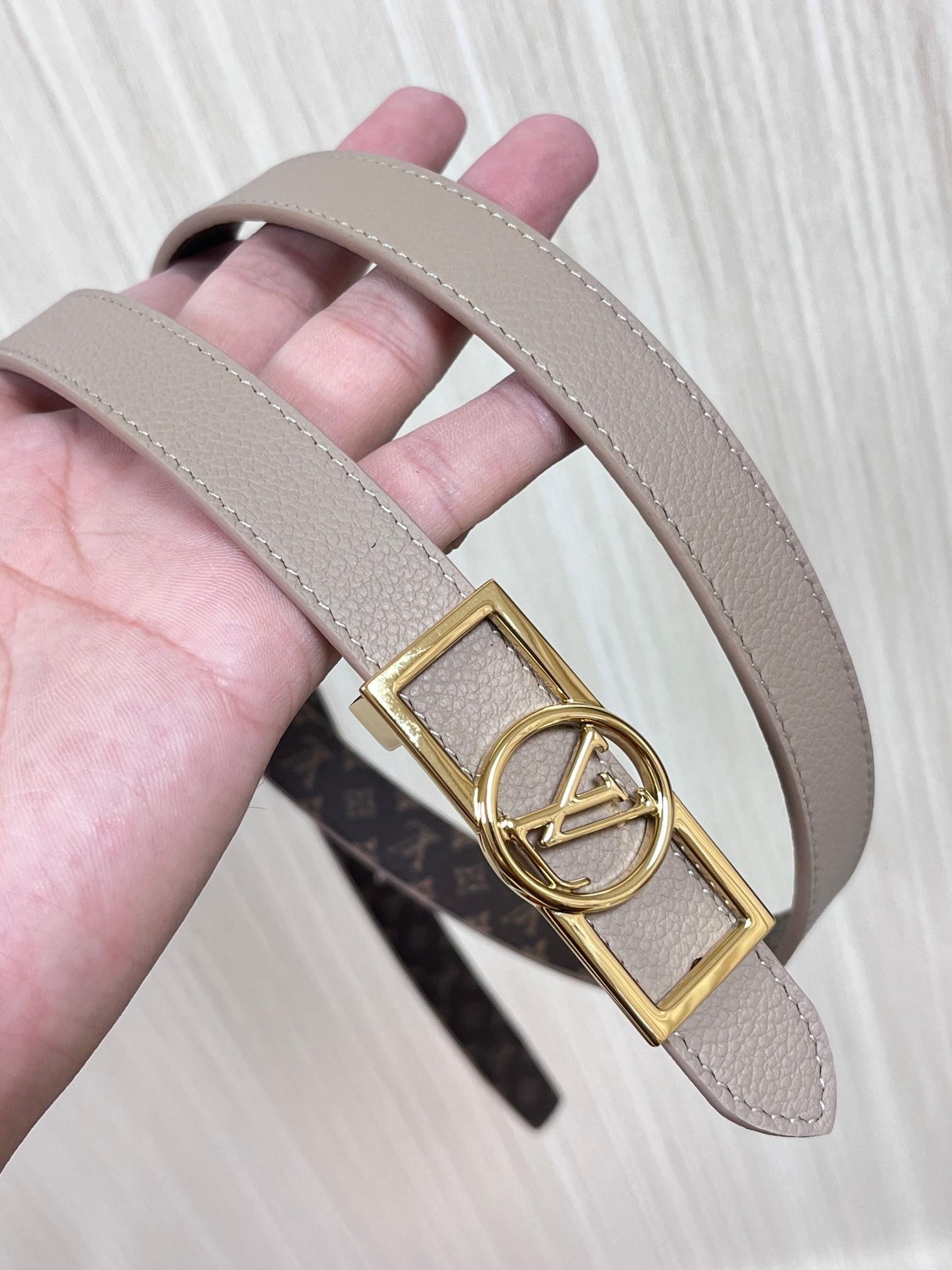 Louis Vuitton Female Basic Belt Cow Leather M